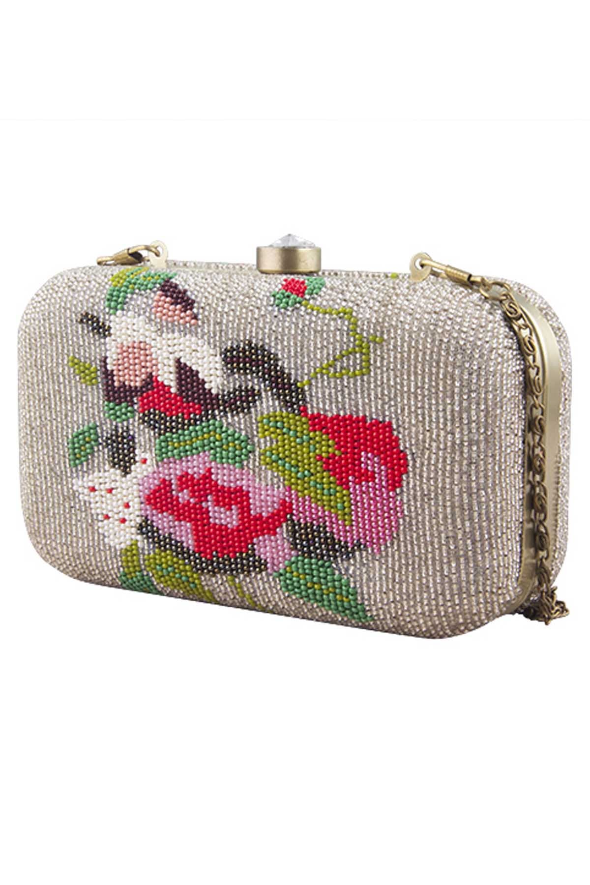 Beaded Embellished Clutch