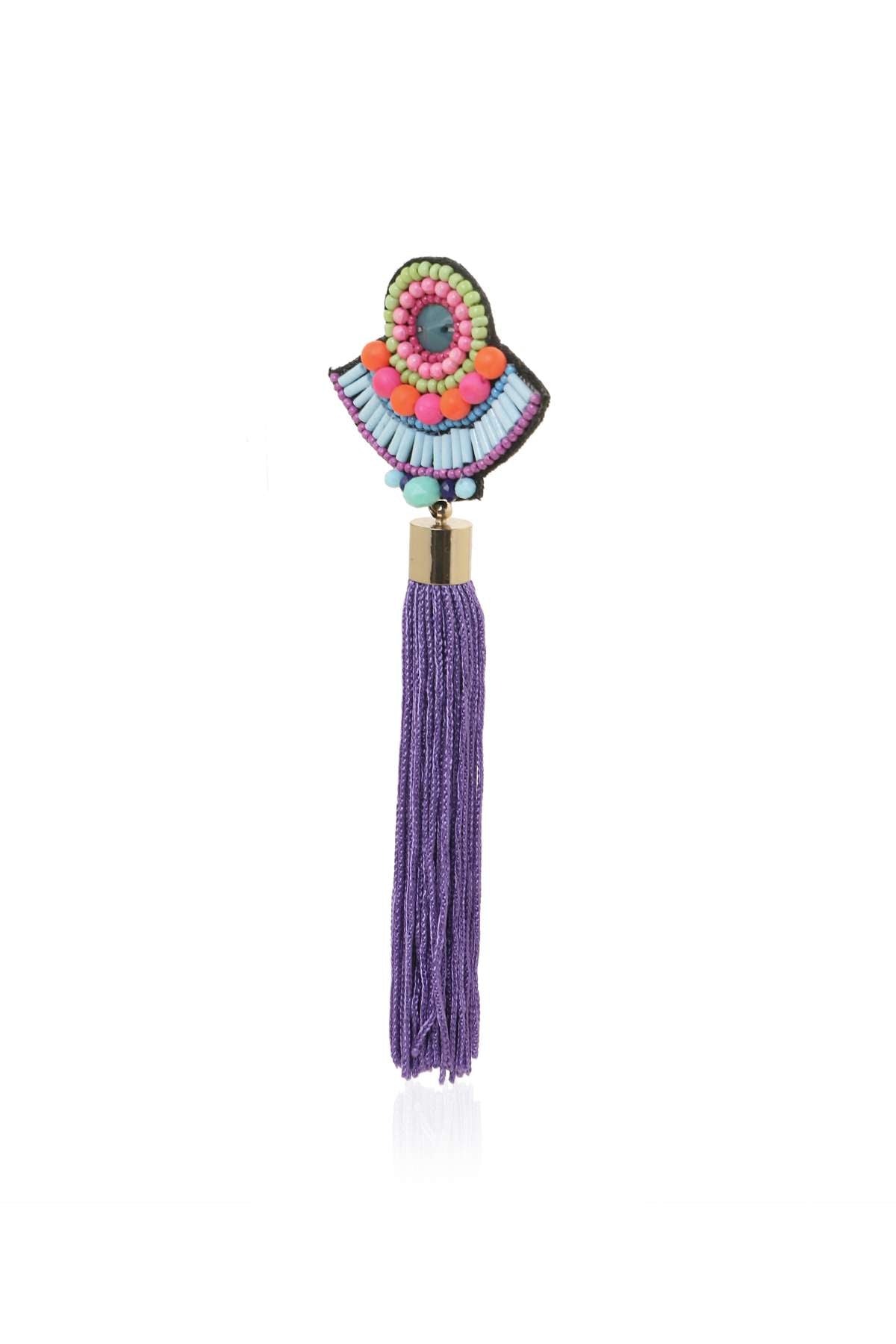 Beaded Fringe Earrings