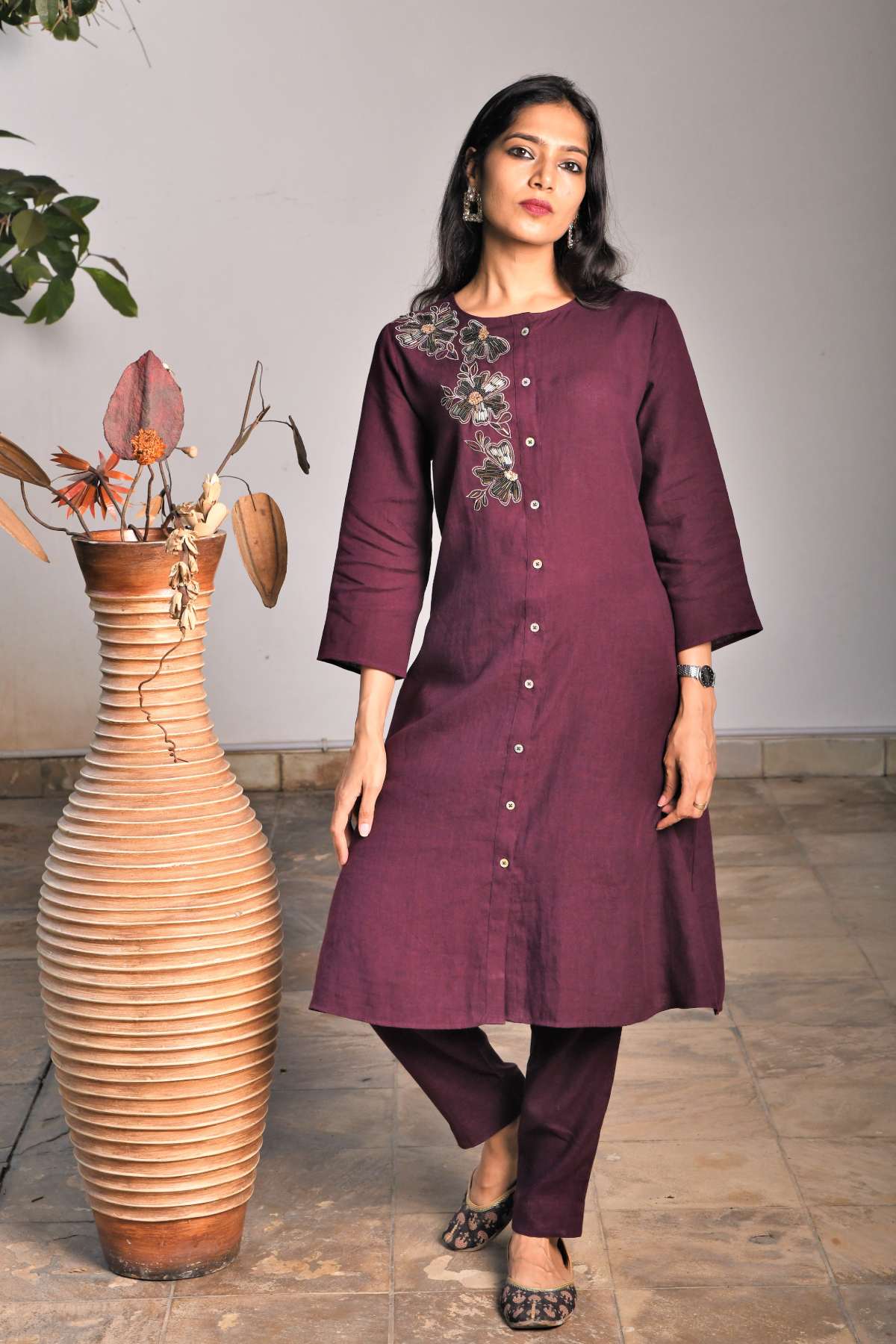 Beads & Nalki Work Tunic