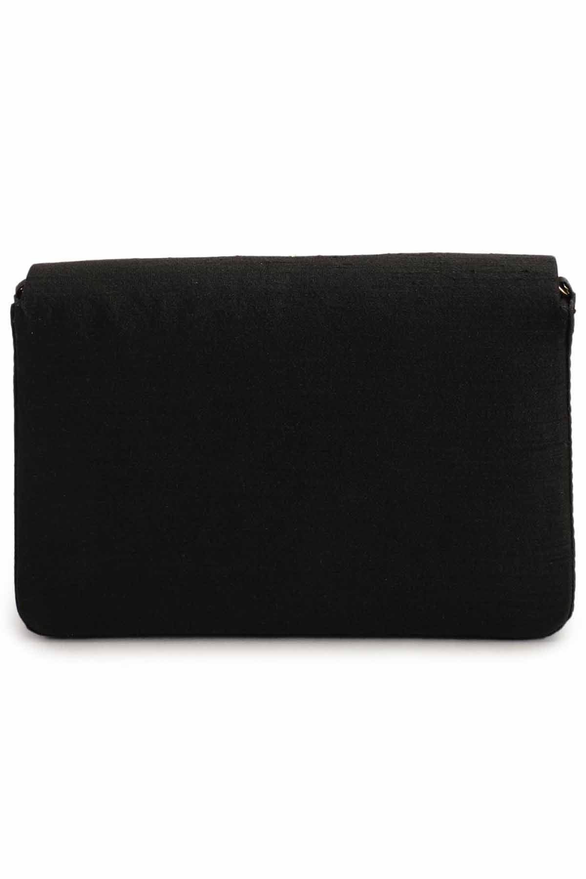 Bird Embroidered Clutch