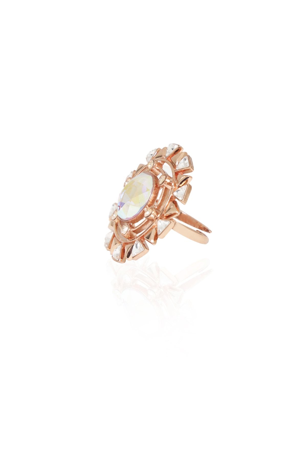 Rose Gold Blooming Cocktail Ring