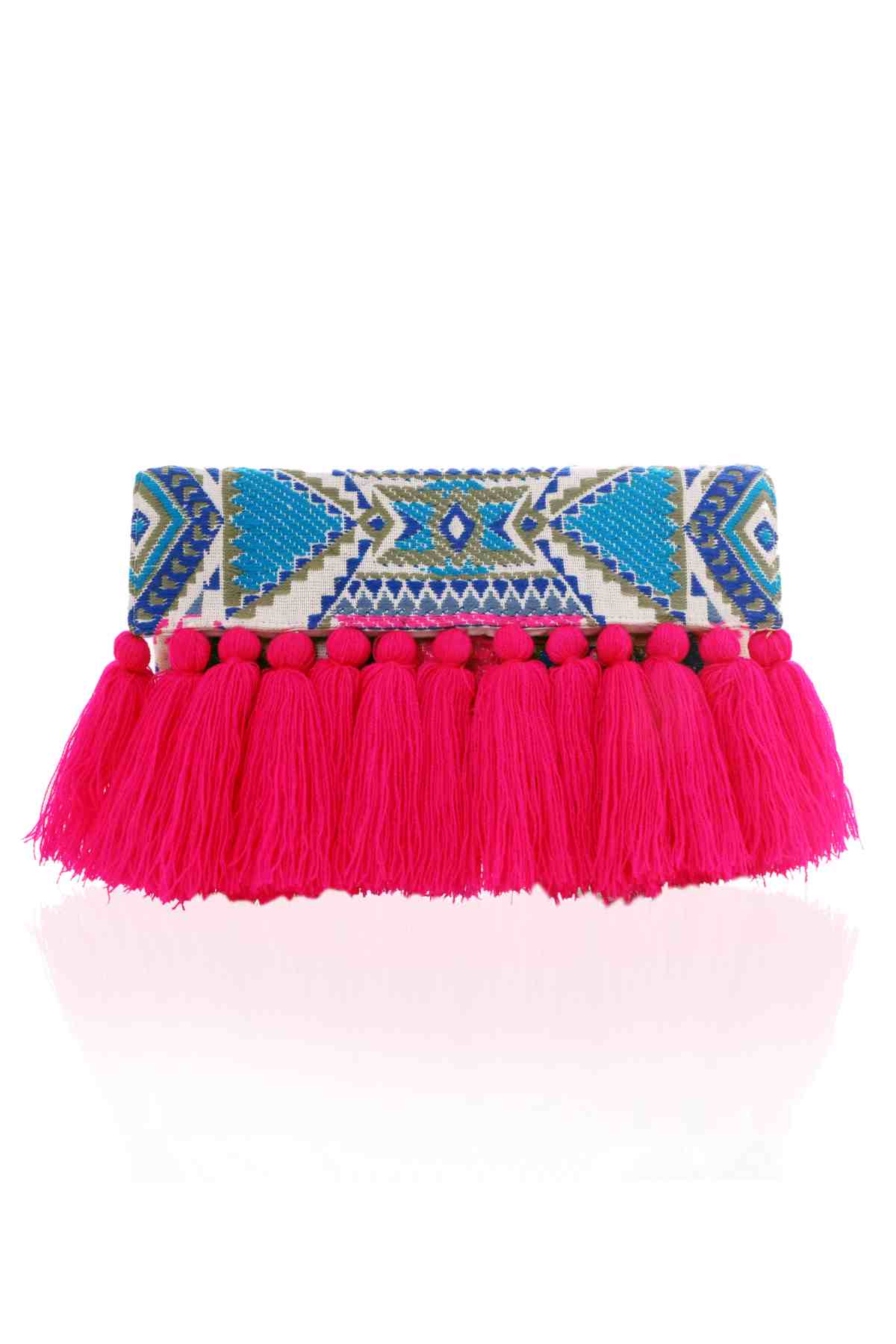 Bohemian Tassel Clutch