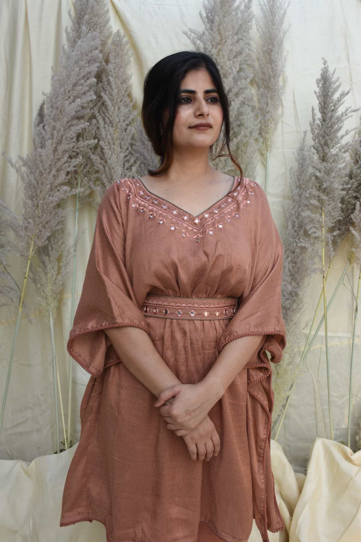 Boondi Lace Kaftan Set
