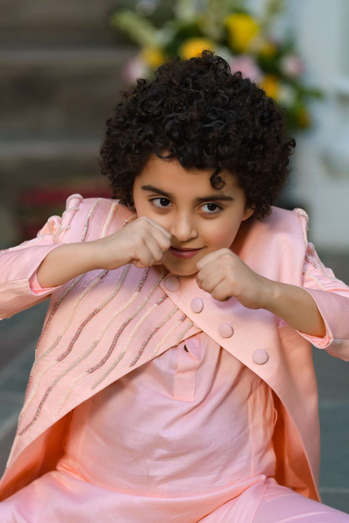 Brushstroke Kurta Set