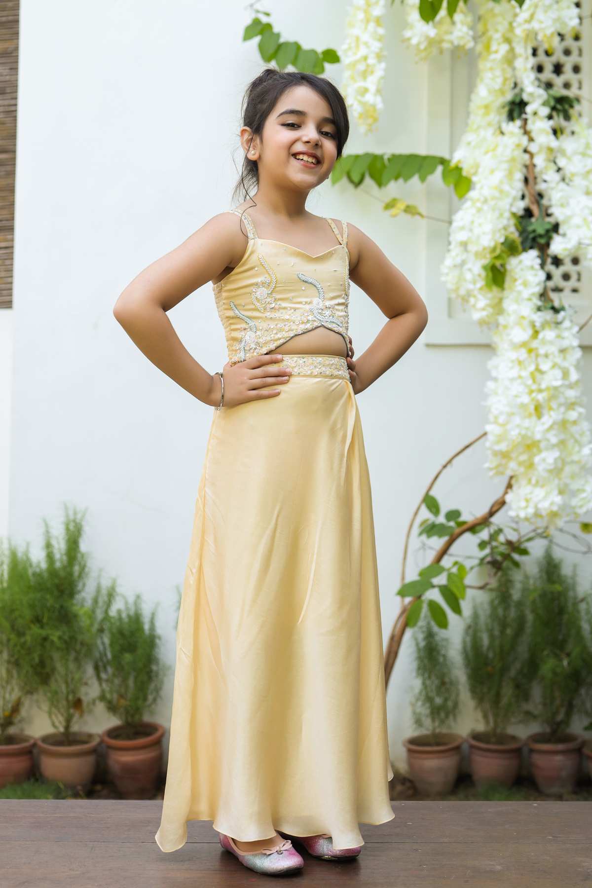 Butterfly Draped Dress