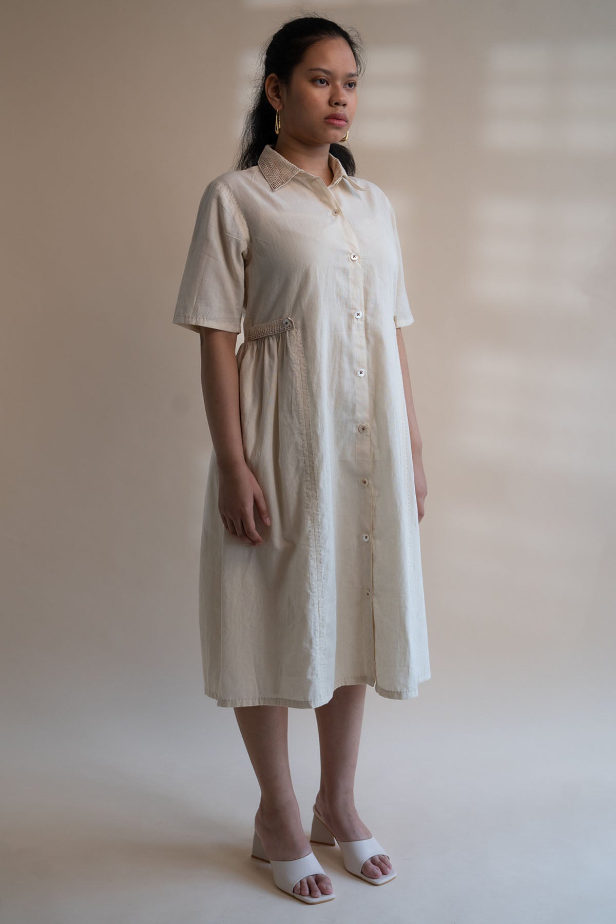 Button Down Cotton Dress