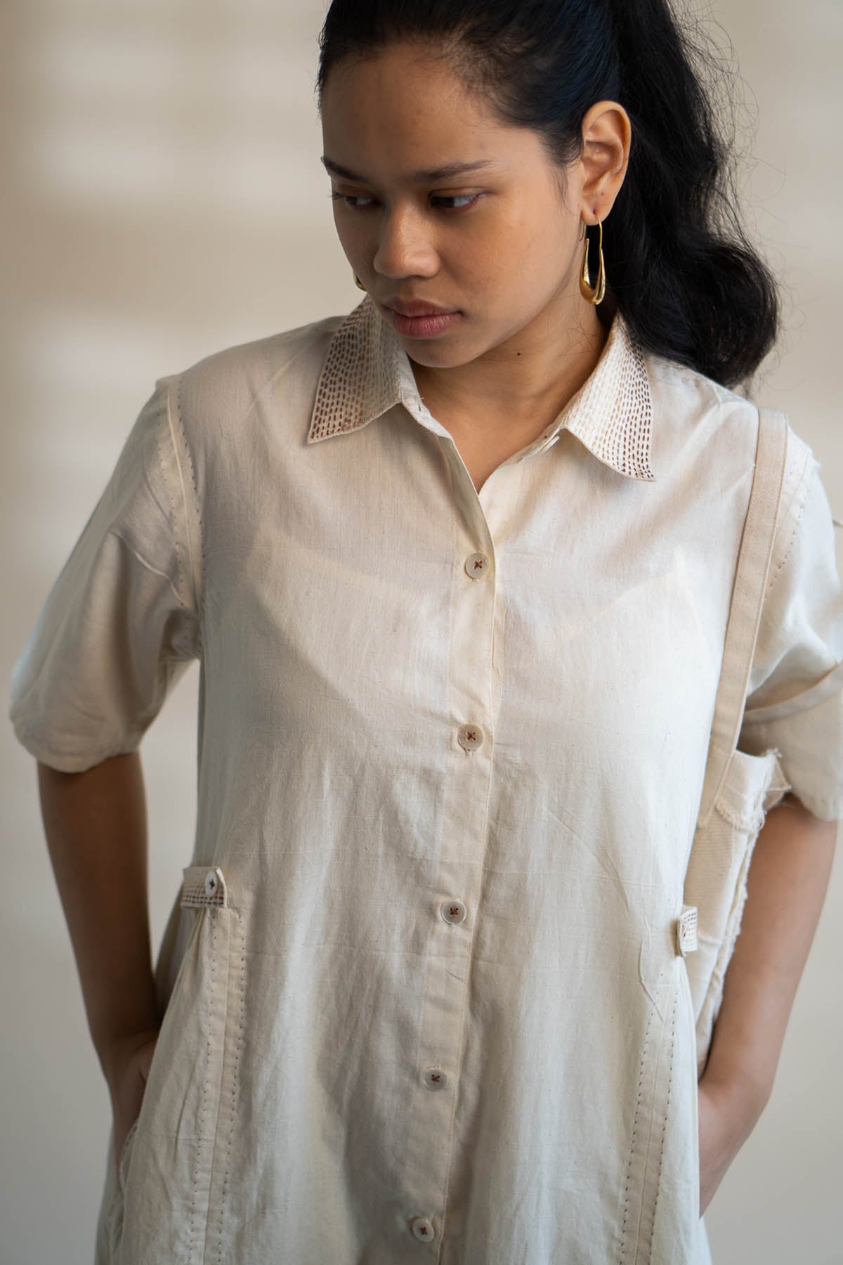 Button Down Cotton Dress