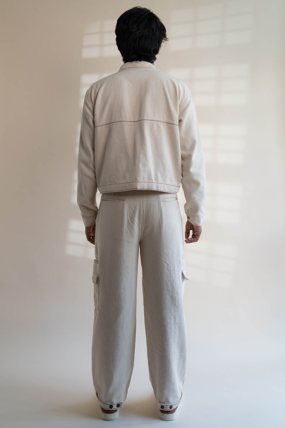 Kora Cotton Collar Jacket Set