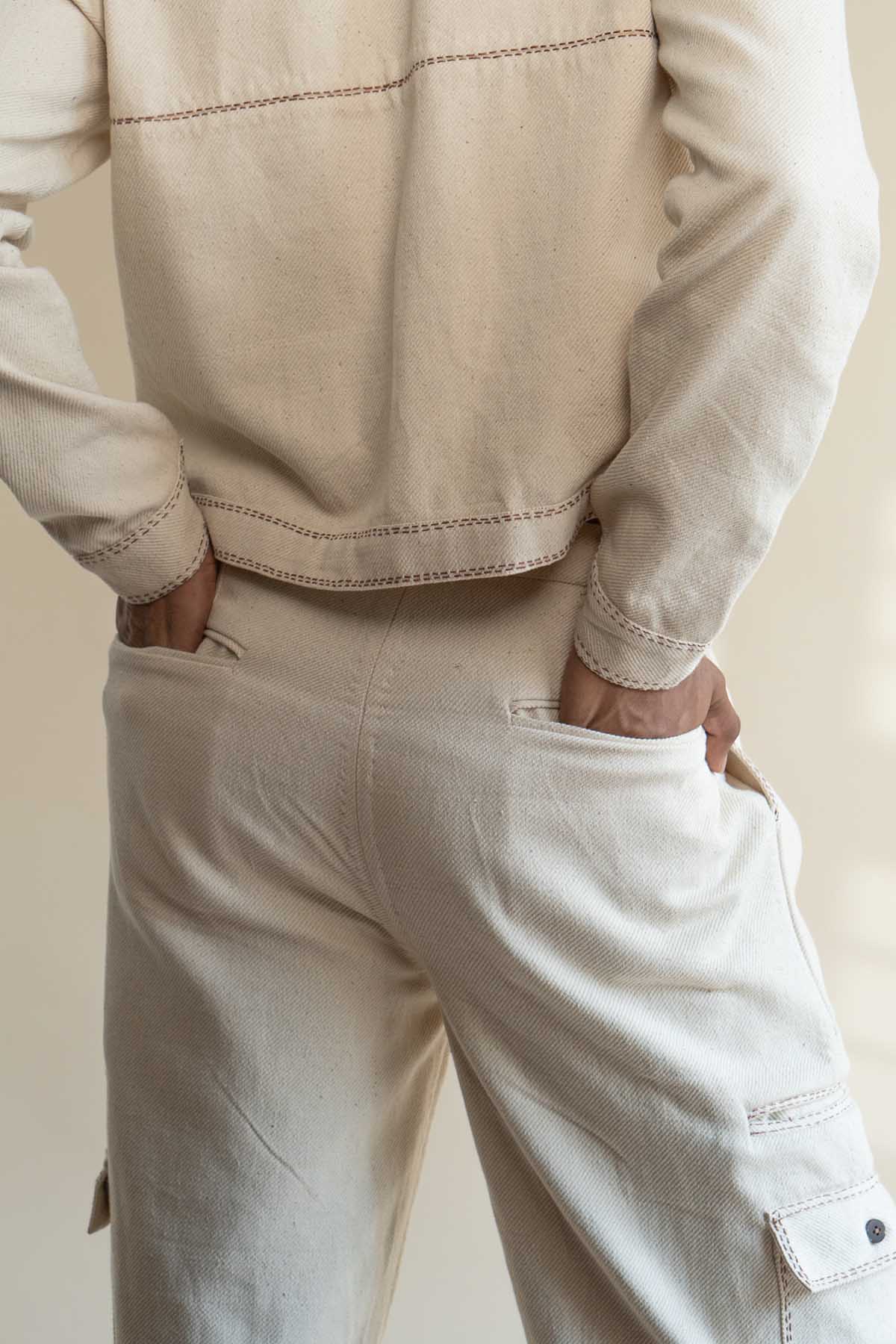 Kora Cotton Collar Jacket Set