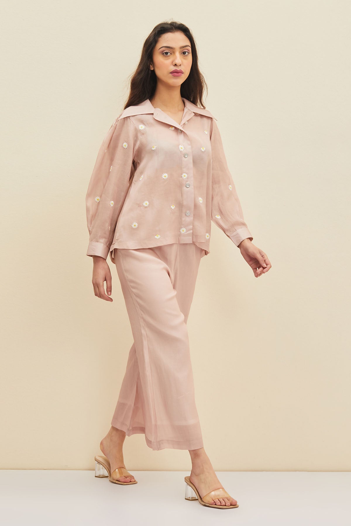 Buttoned Floral Co-ord Set