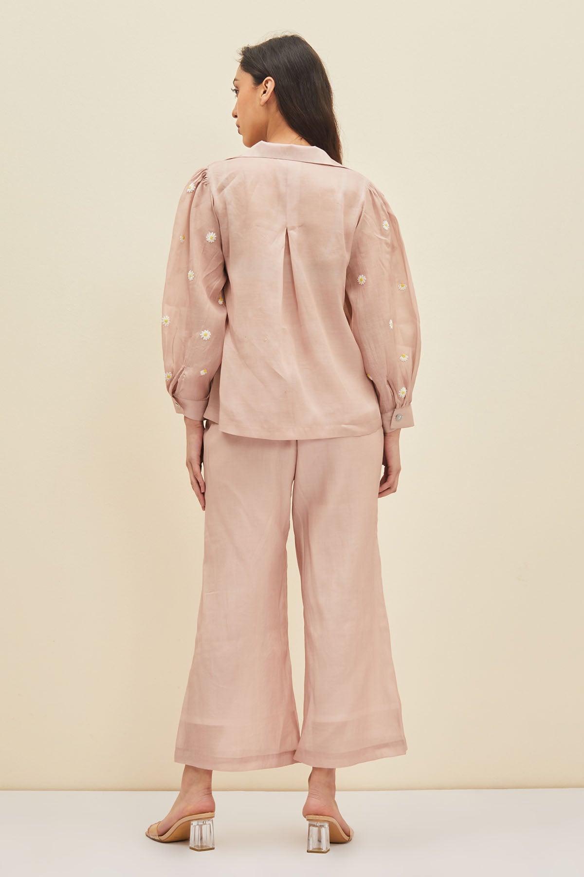 Buttoned Floral Jacket Top