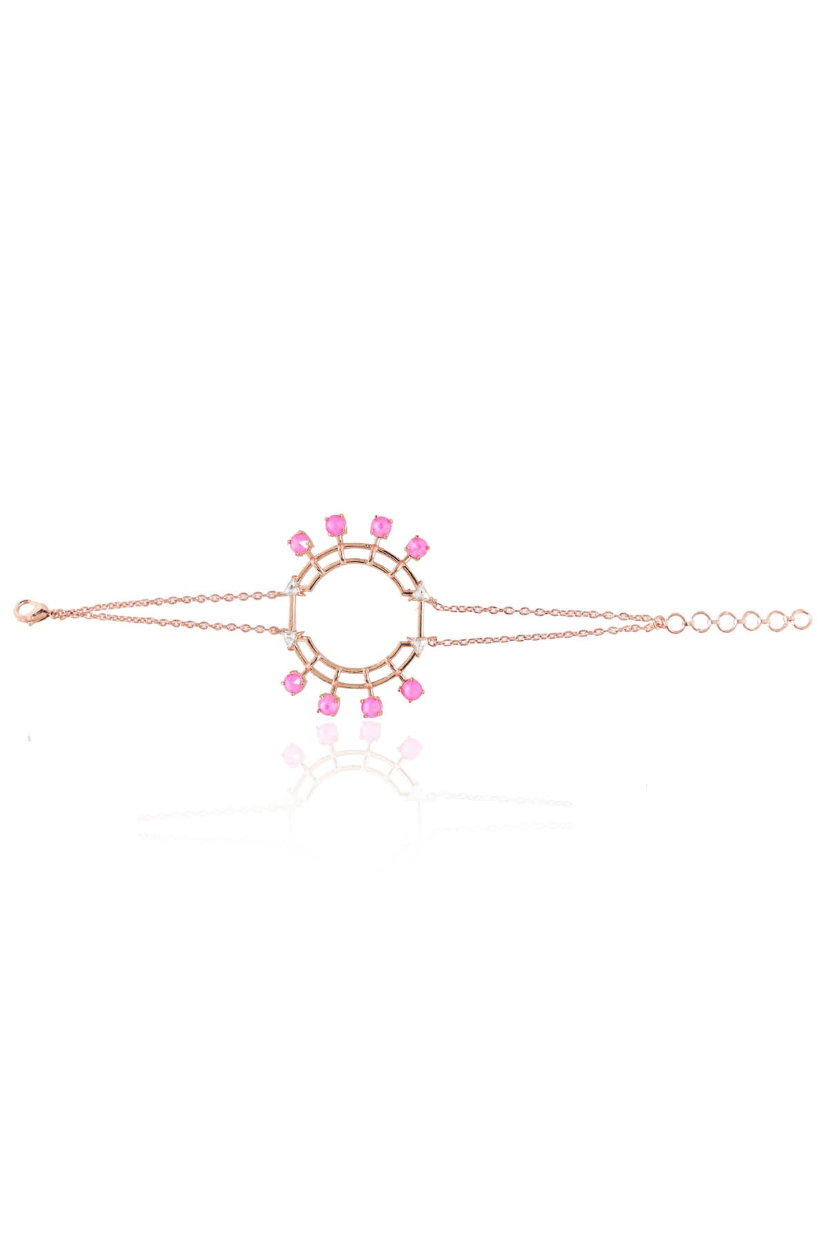 Pink Swarovski Tennis Bracelet