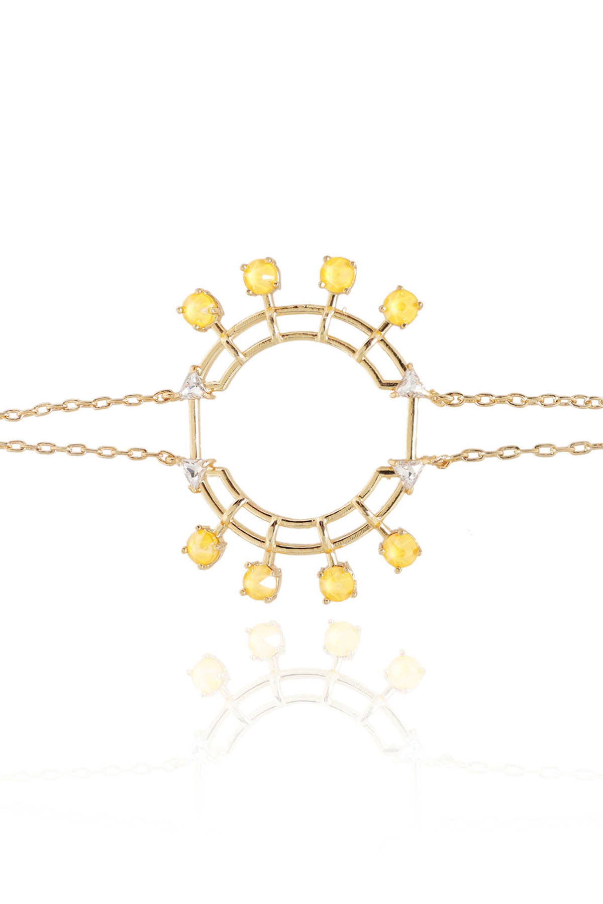 Yellow Swarovski Tennis Bracelet