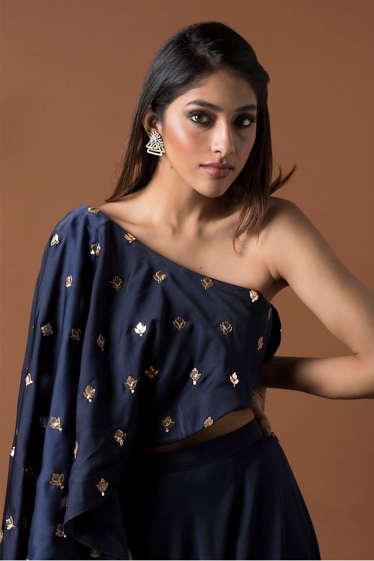 Cape Top & Lehenga Set