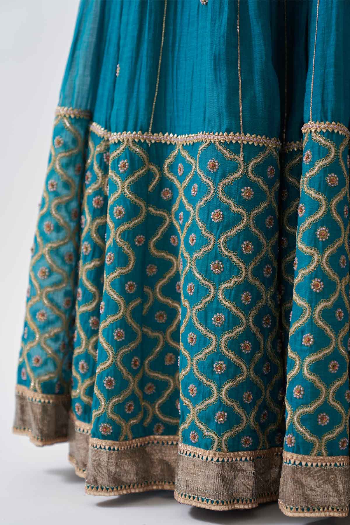 Chanderi Zardosi Lehenga Set