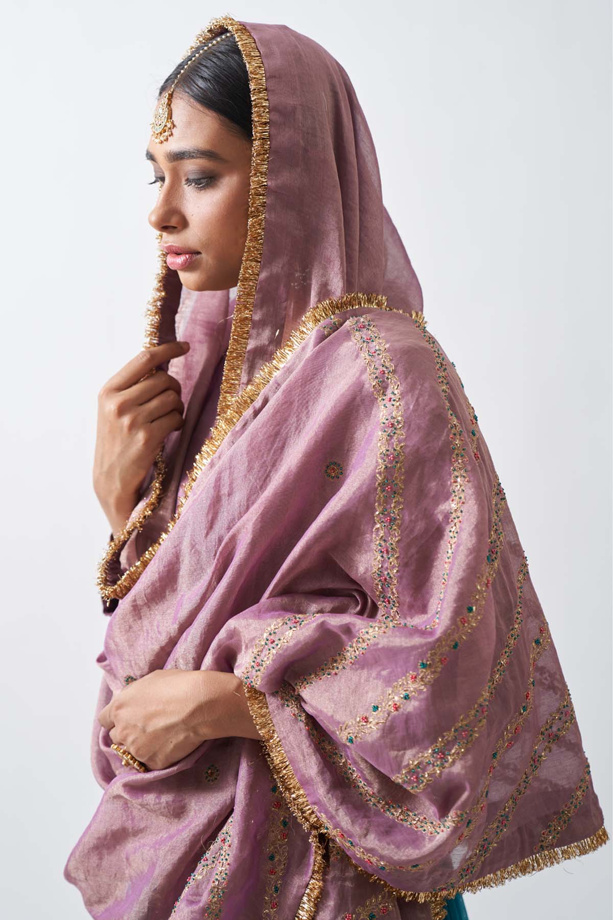 Chanderi Zardosi Lehenga Set