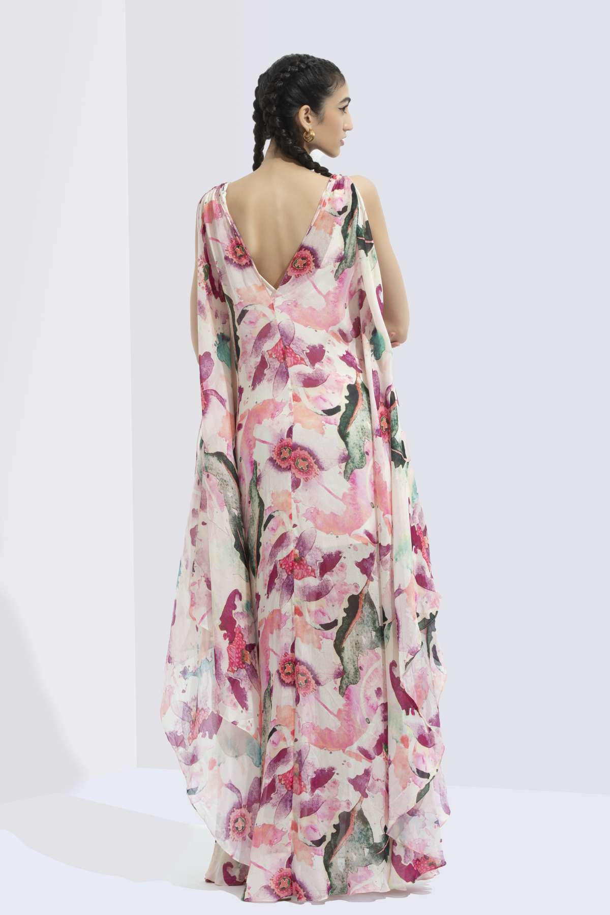 Chiffon Printed Kaftan