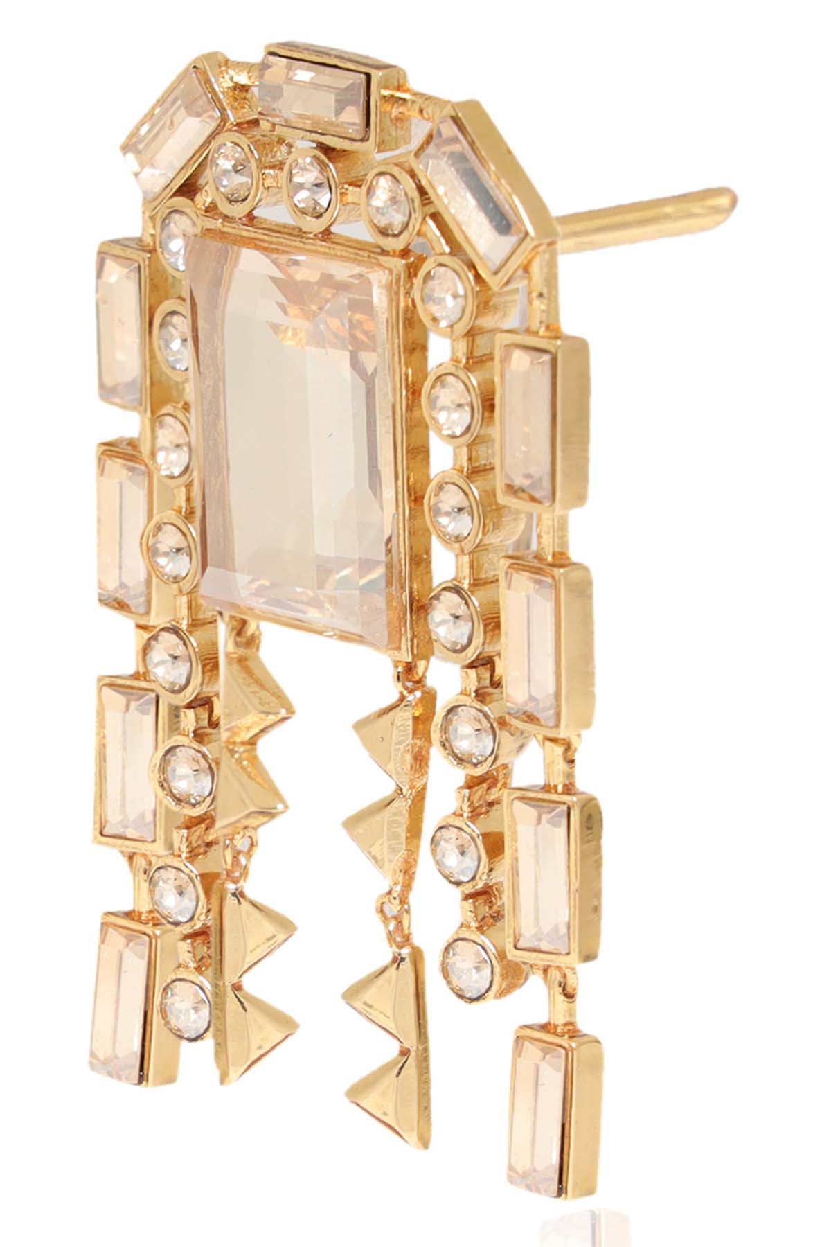 Gold Chunky Statement Earrings