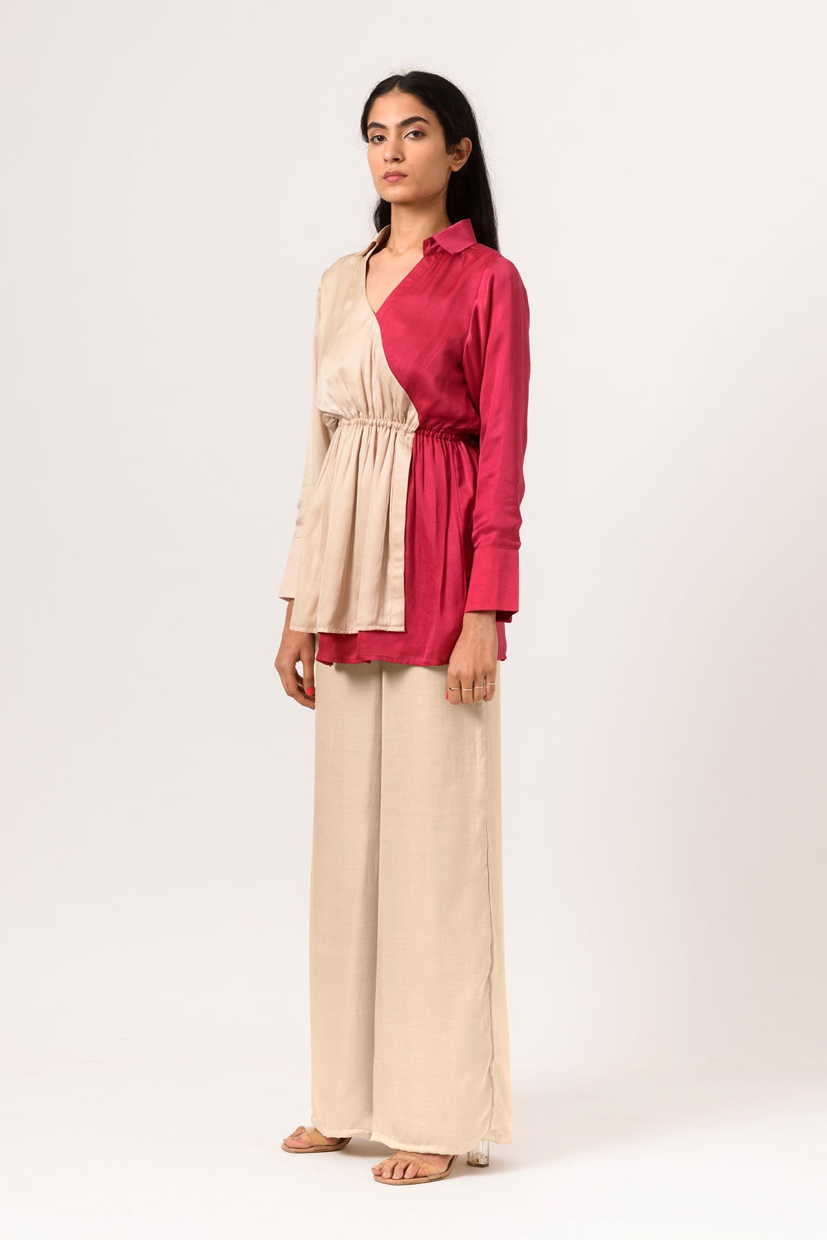 Colour Block Full Sleeves Top