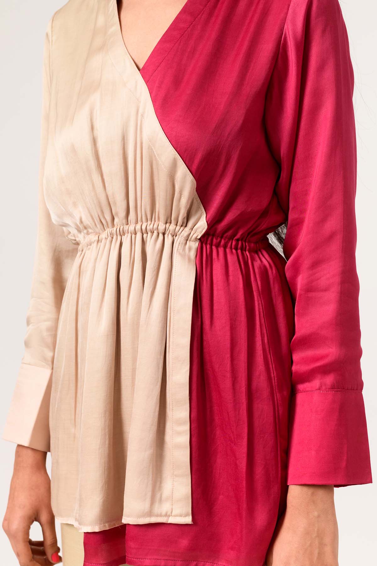 Colour Block Full Sleeves Top