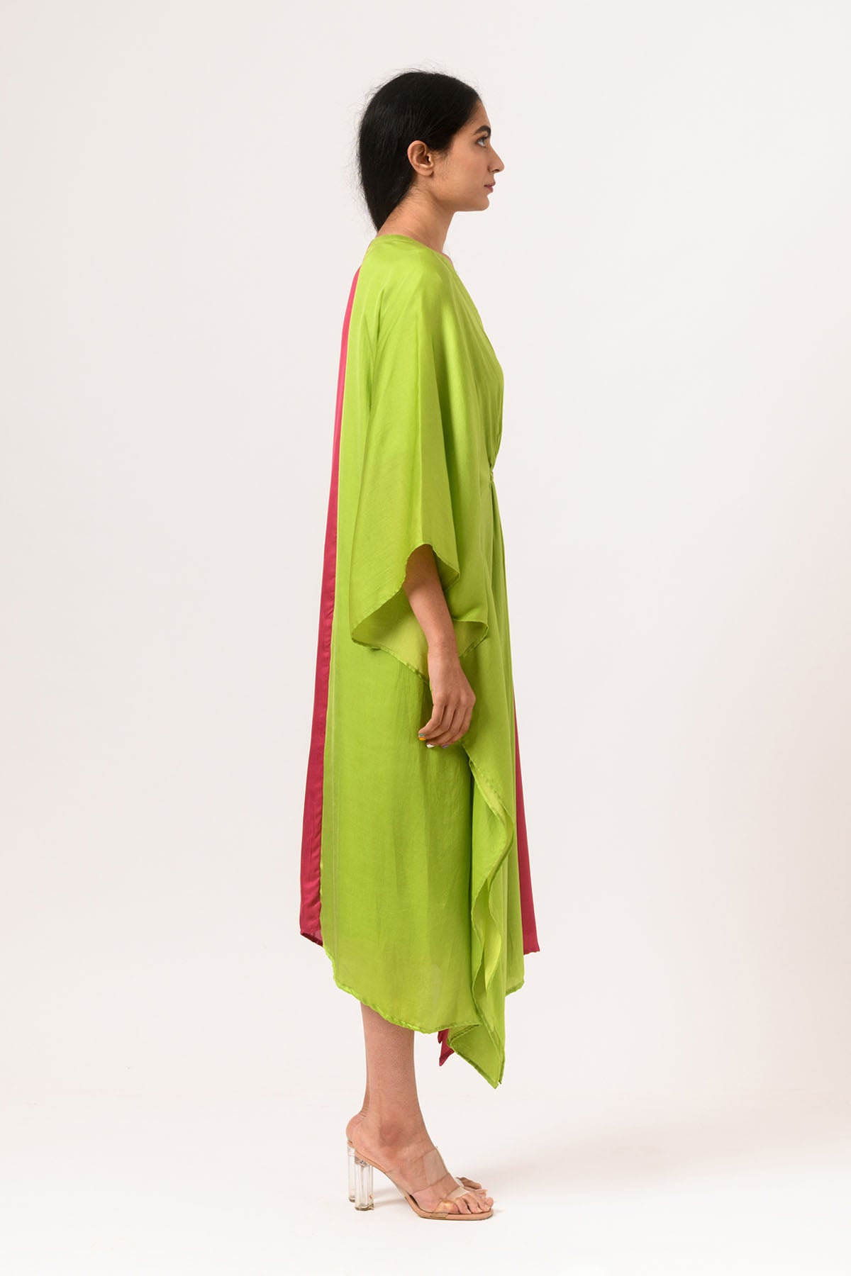 Colour Block Kaftan Dress