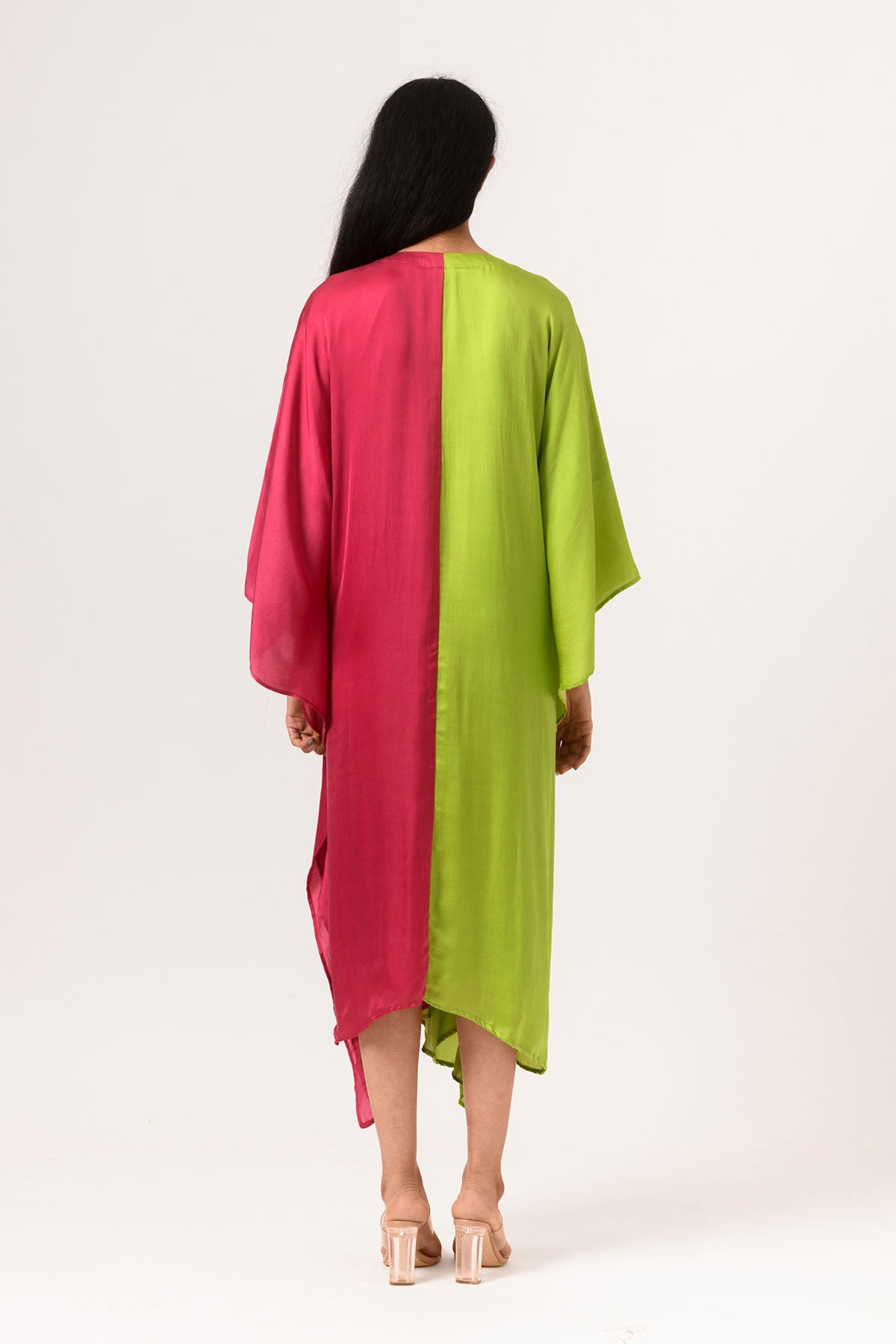 Colour Block Kaftan Dress