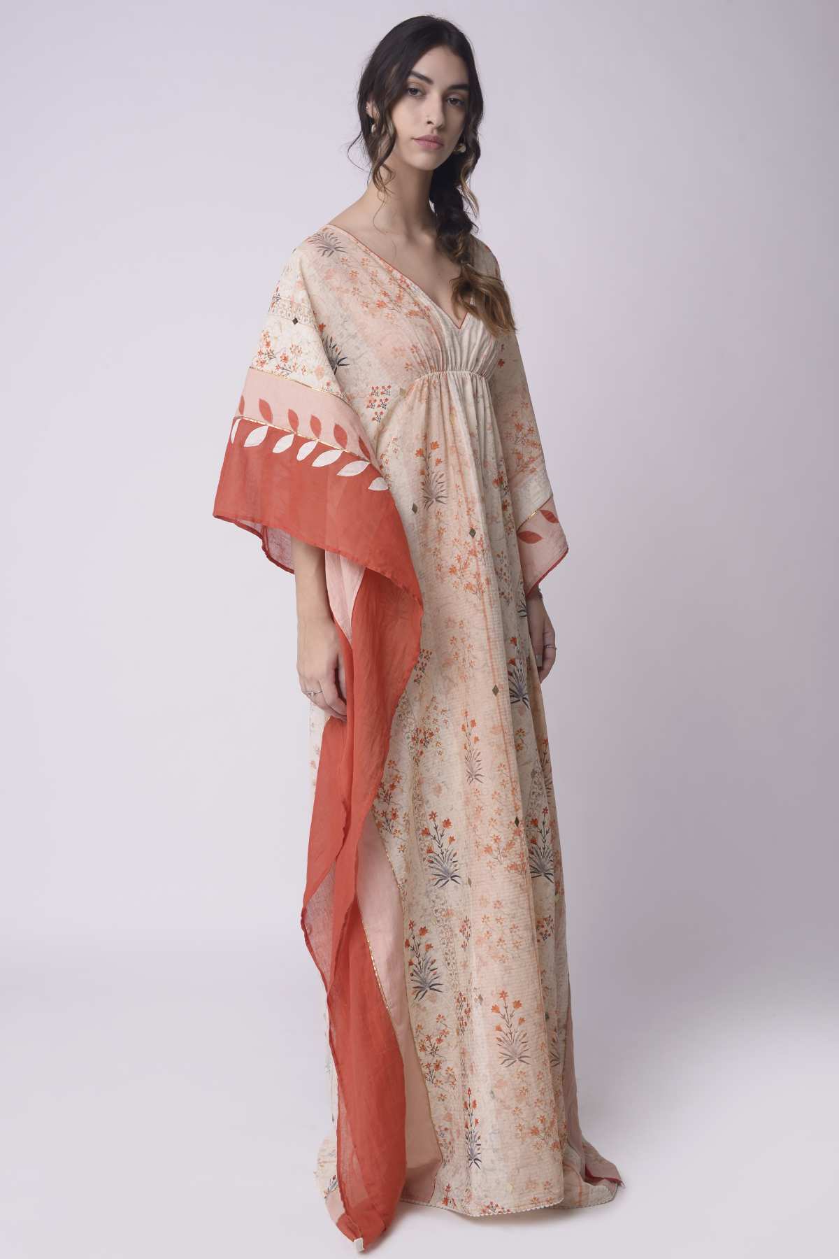 Colour Blocked Kaftan