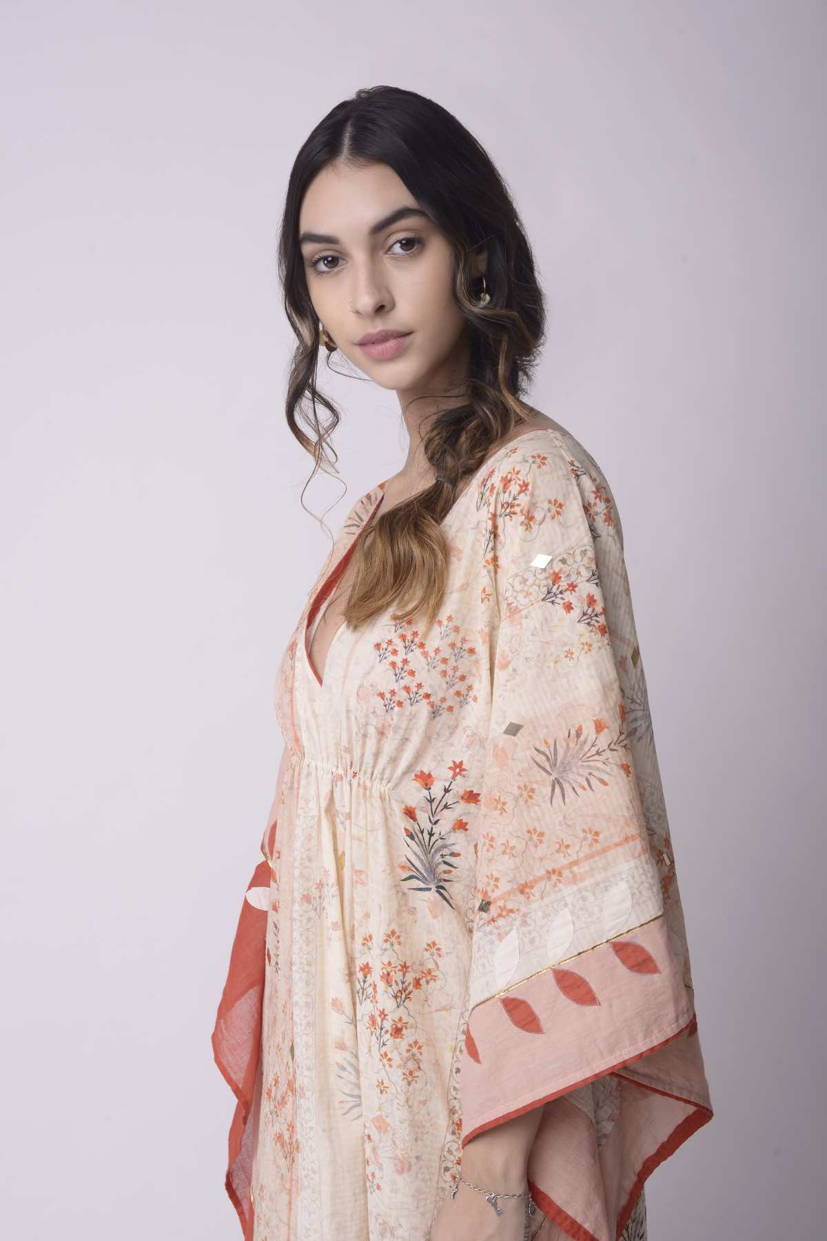 Colour Blocked Kaftan