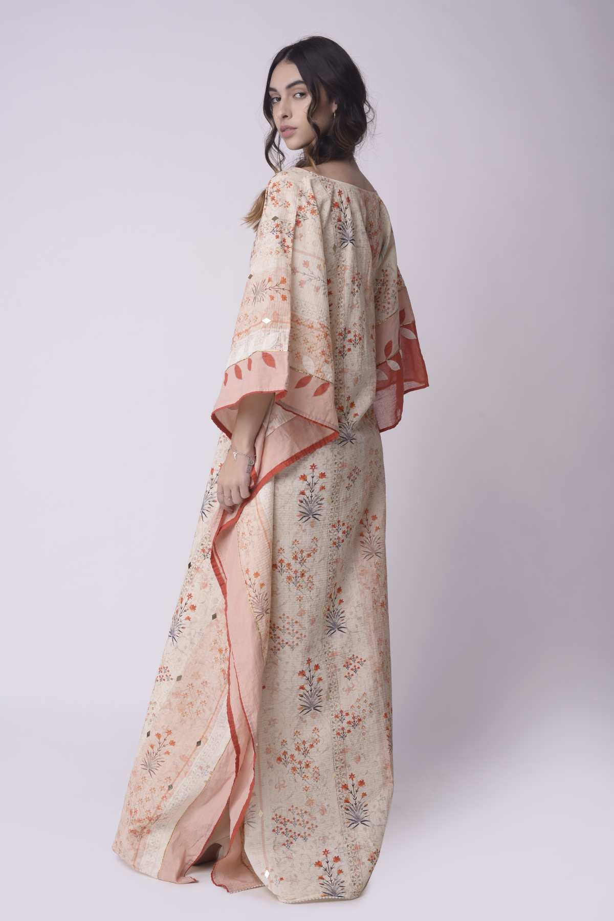 Colour Blocked Kaftan