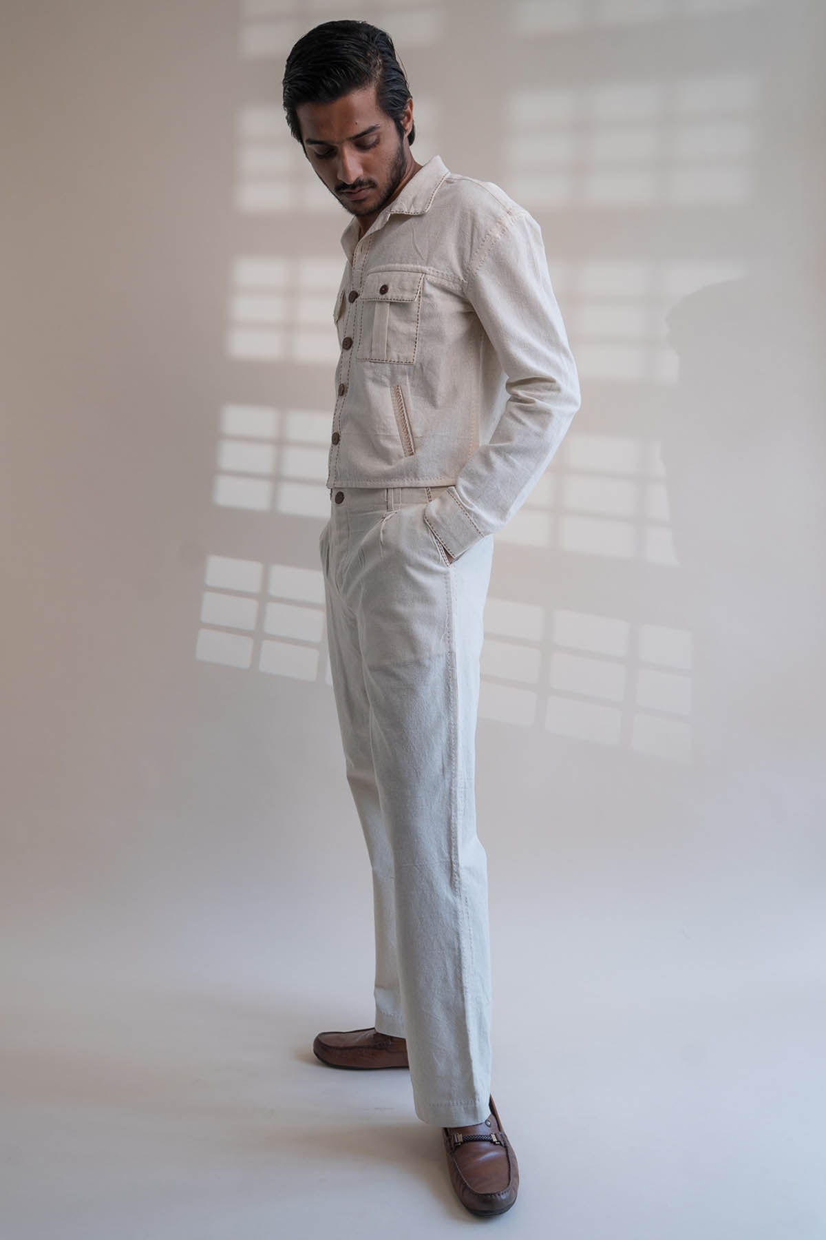 Cotton Shirt & Pants Set