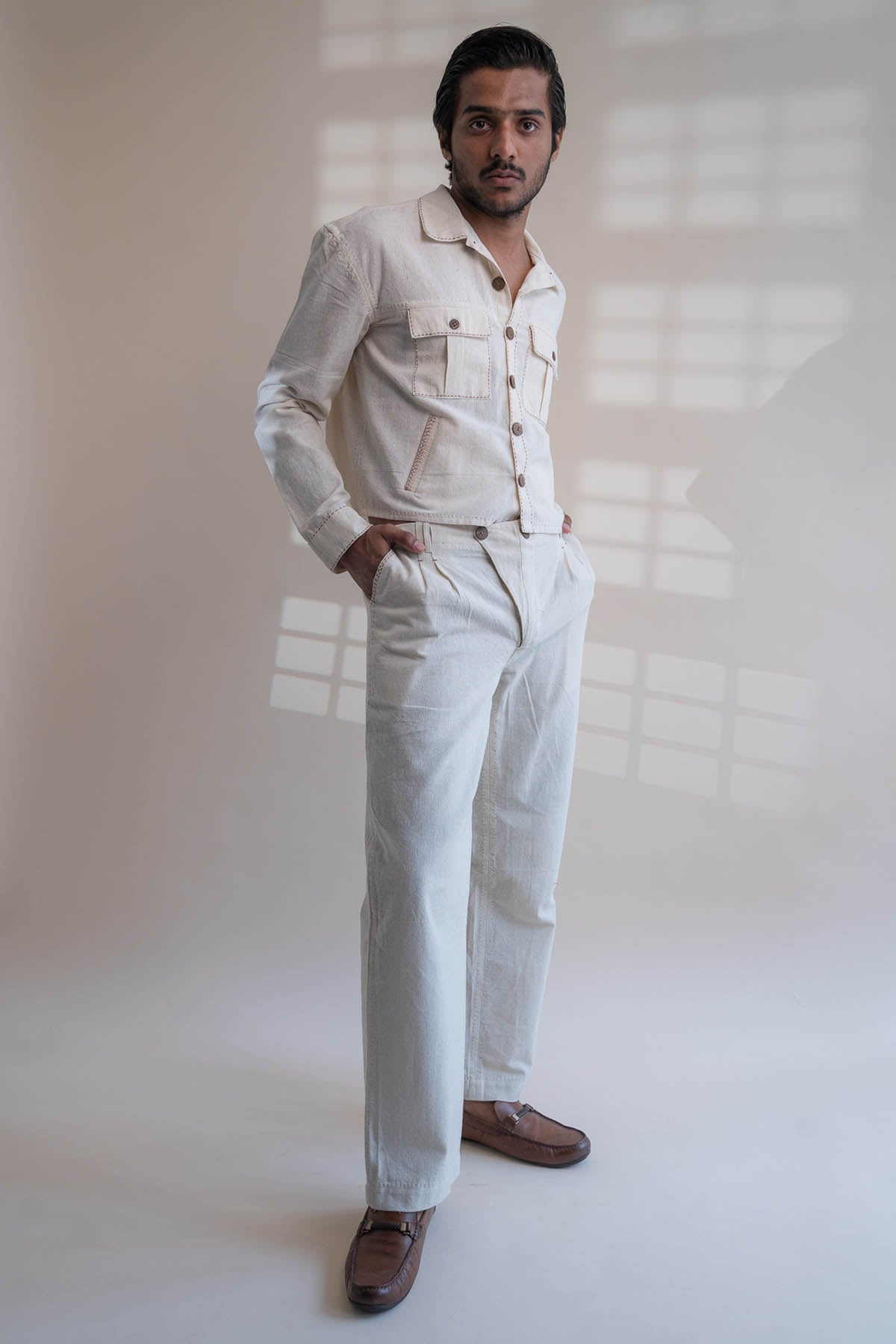Cotton Shirt & Pants Set