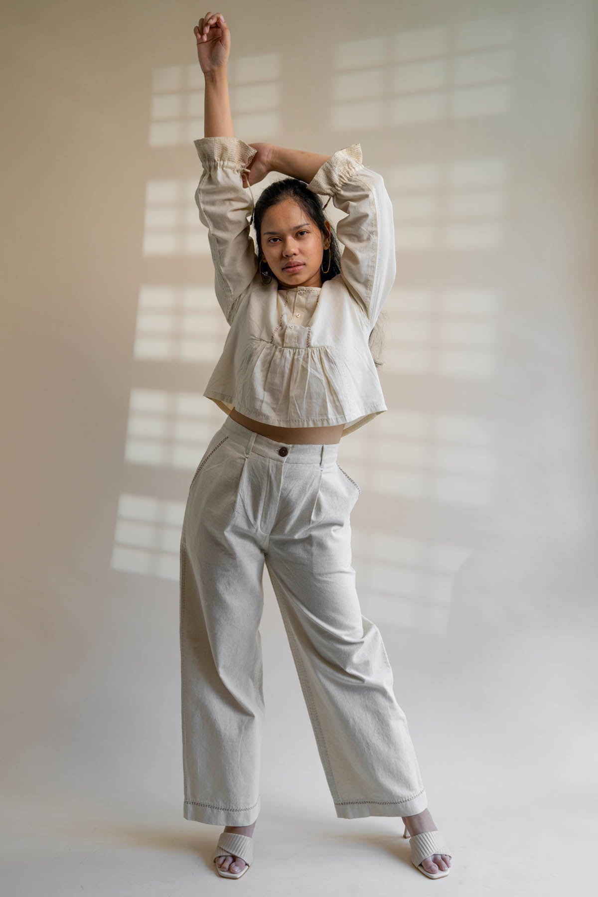 Buy Designer Cotton Straight Pants By Lafaani