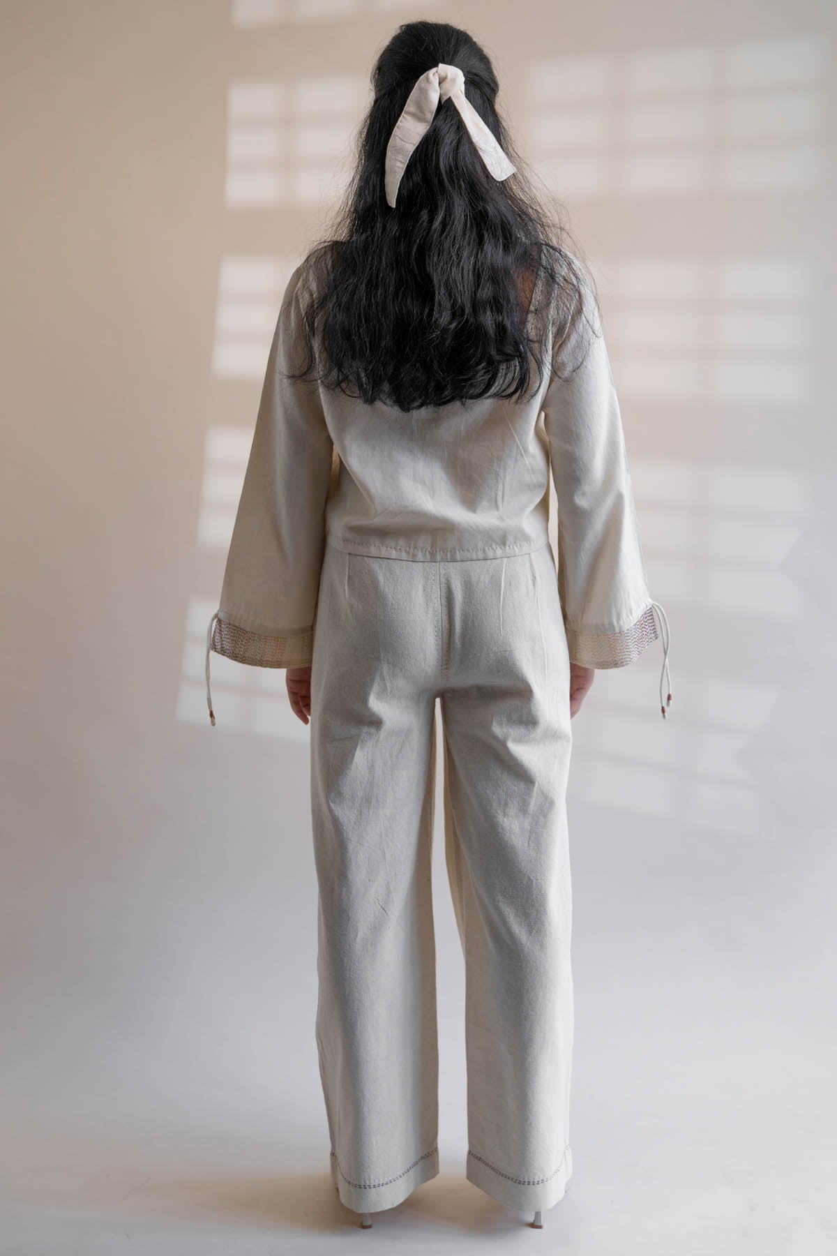 Cotton Straight Pants