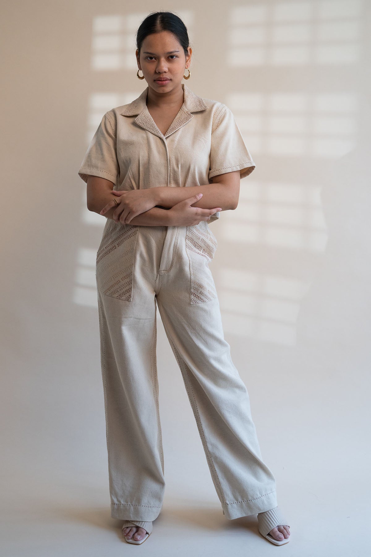 Buy Designer Cropped Jacket & Pants Set By Lafaani