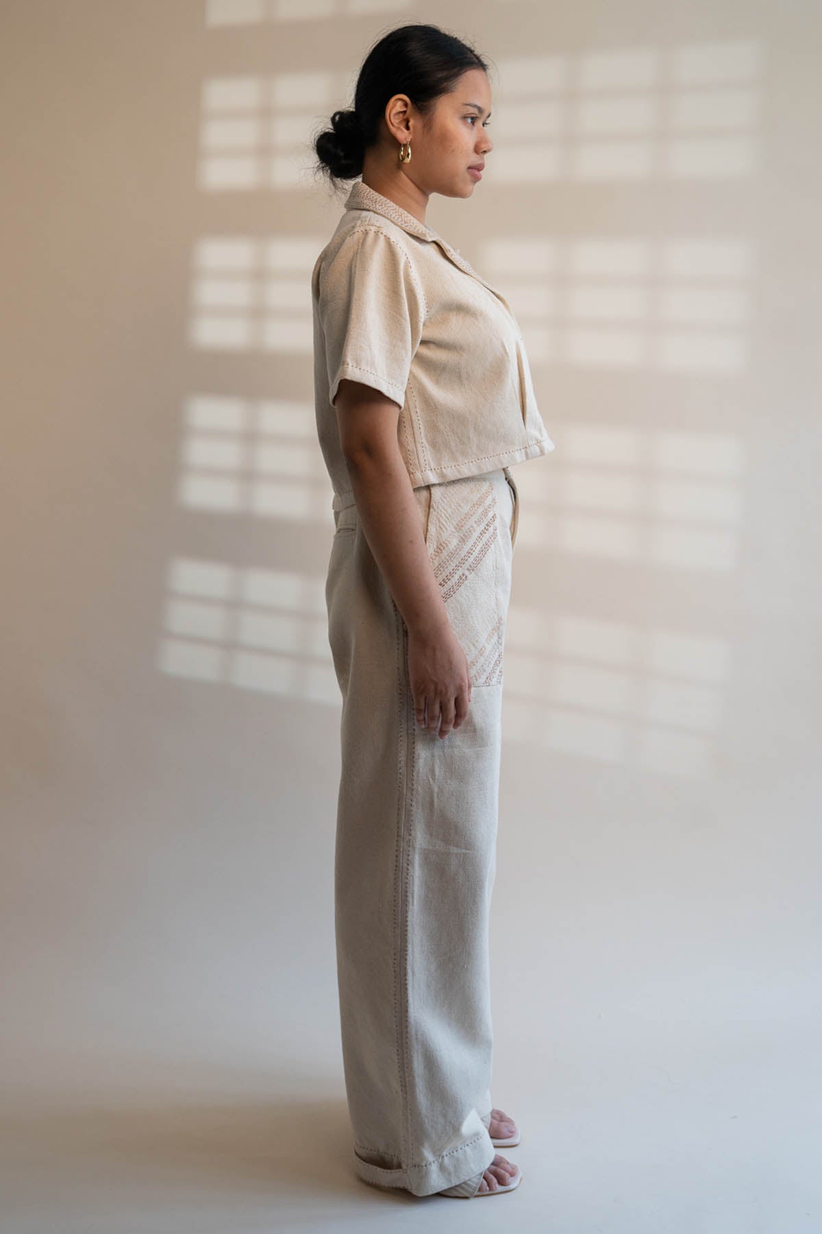 Cropped Jacket & Pants Set