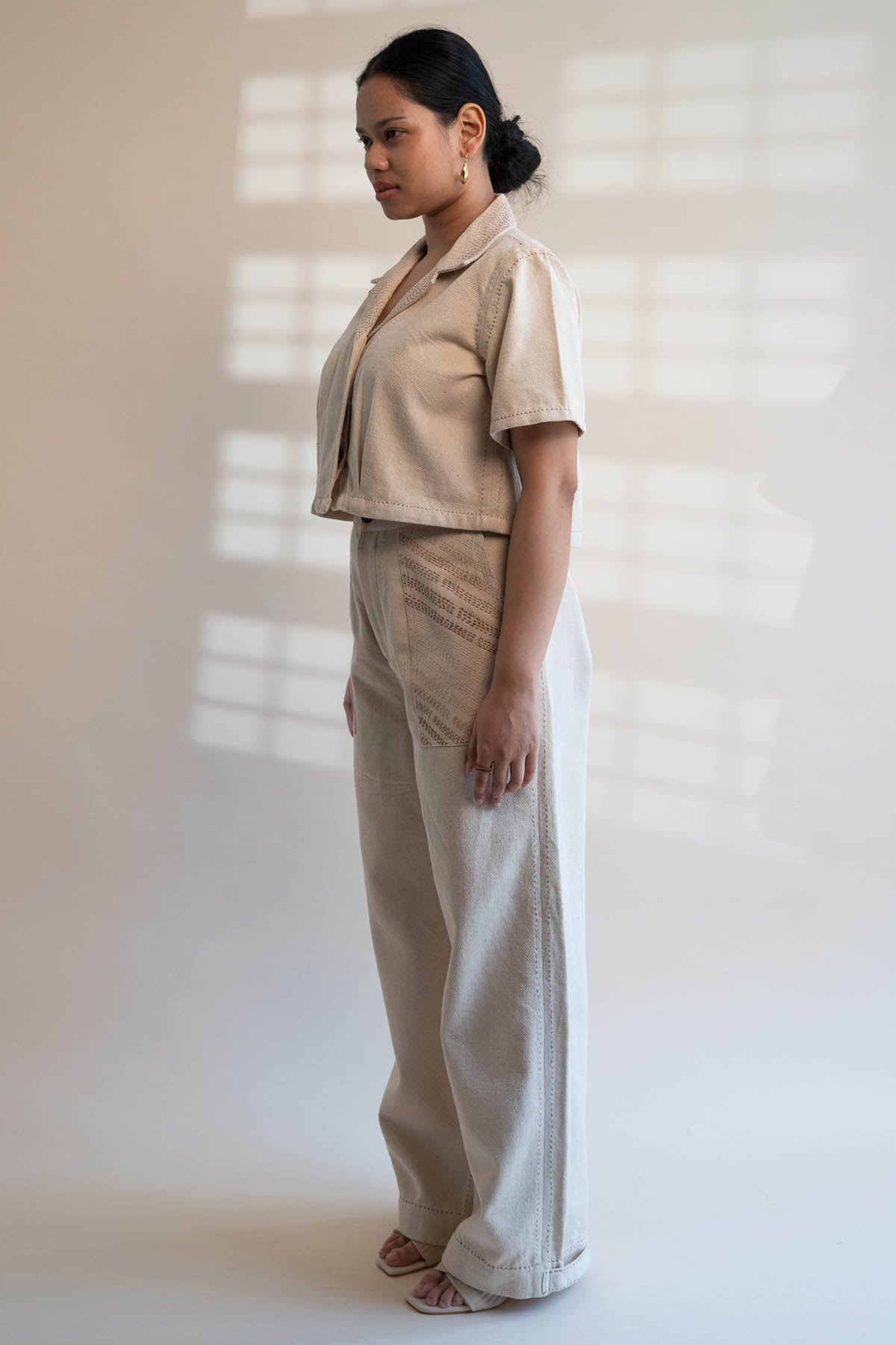 Cropped Jacket & Pants Set