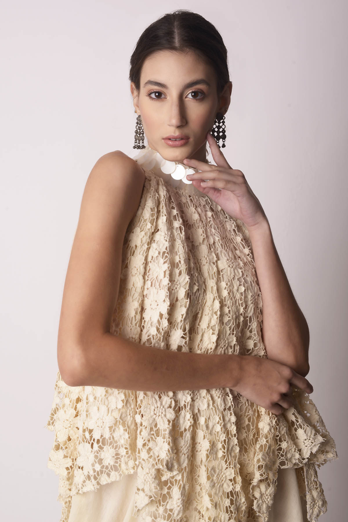 Cutwork Halter Top & Sharara