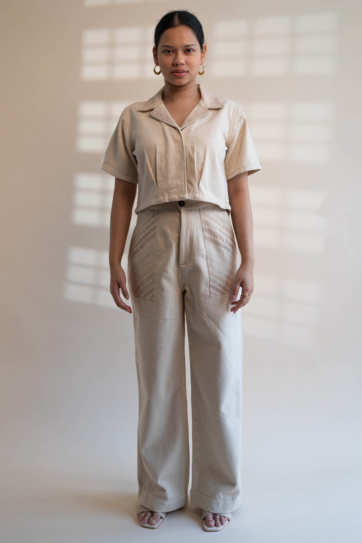 Buy Designer Denim Cropped Jacket By Lafaani