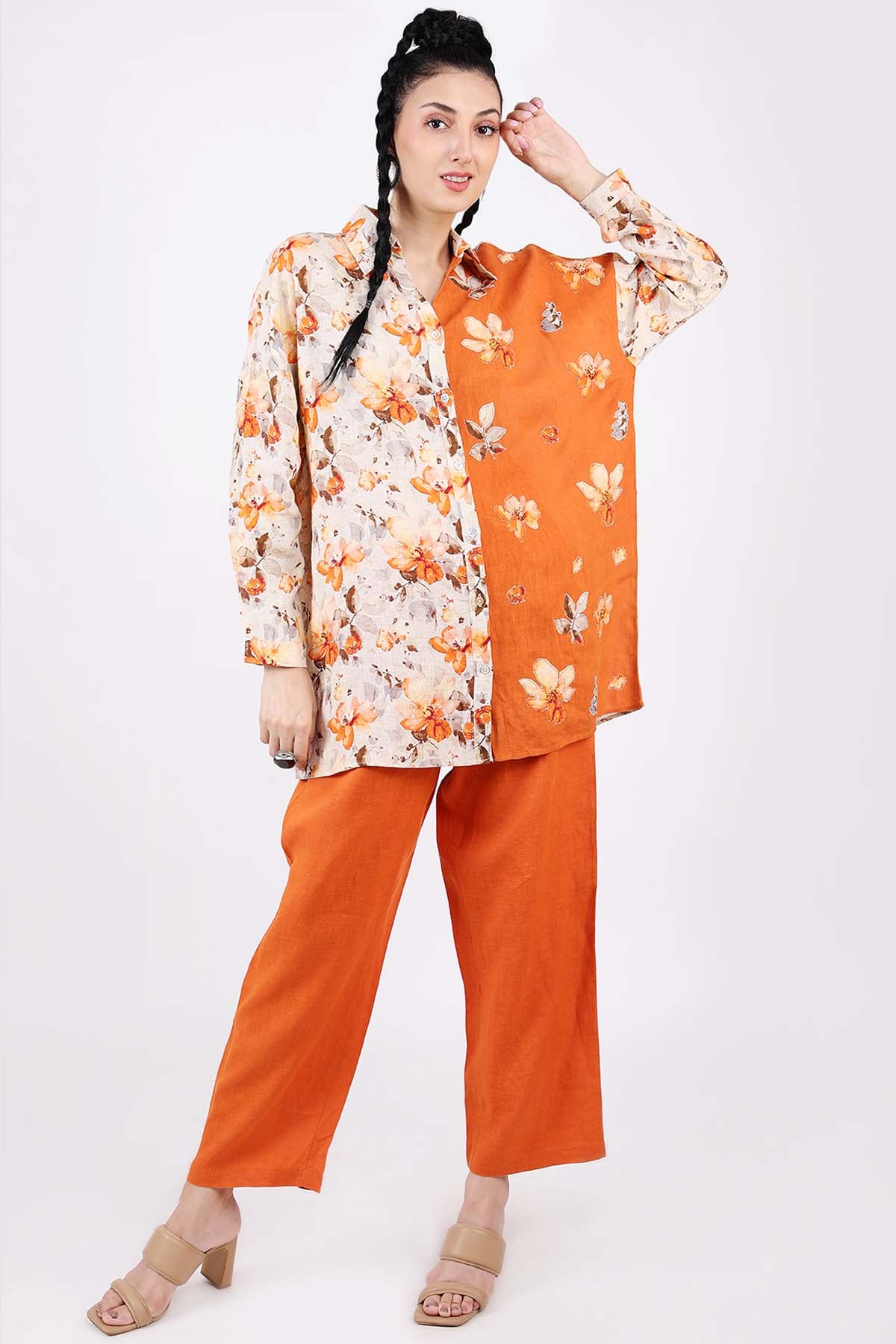 Digital Printed Linen Shirt