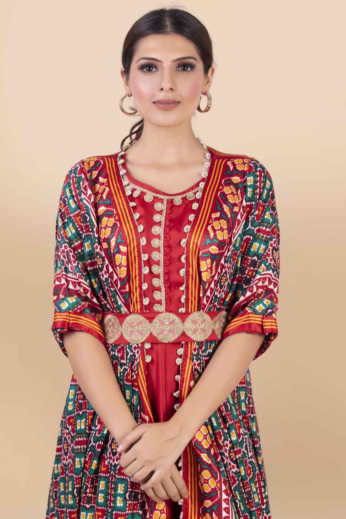 Drape Banarsi Jacket Set