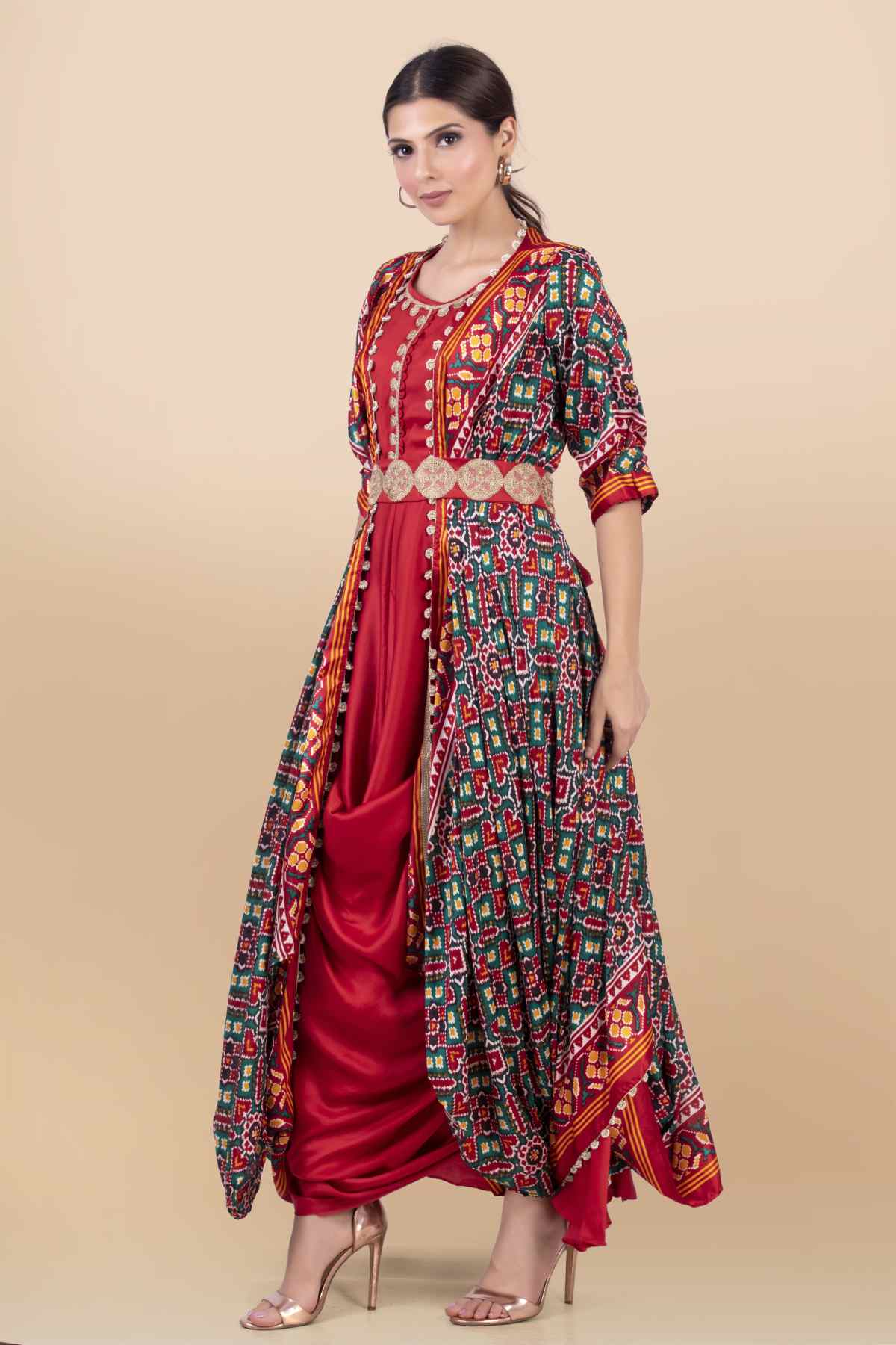 Drape Banarsi Jacket Set