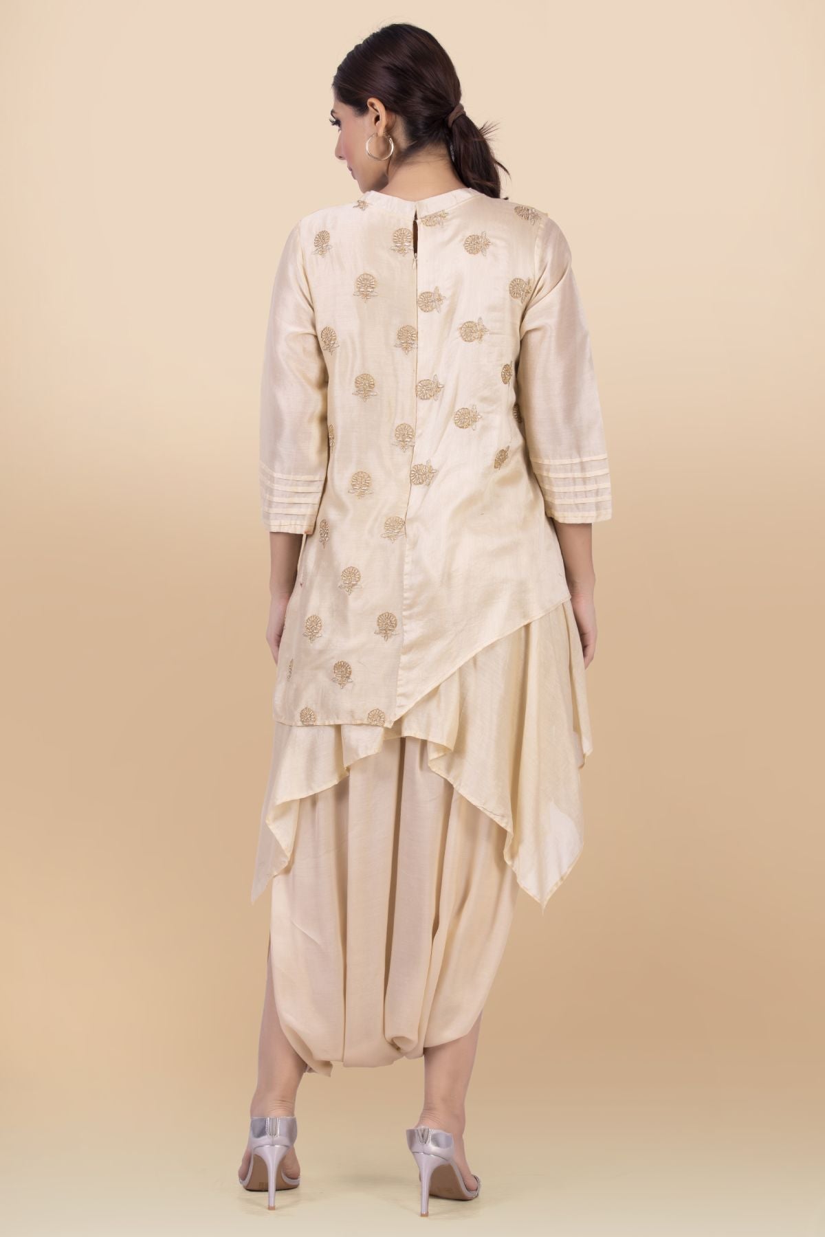 Draped Dhoti Jumpsuit