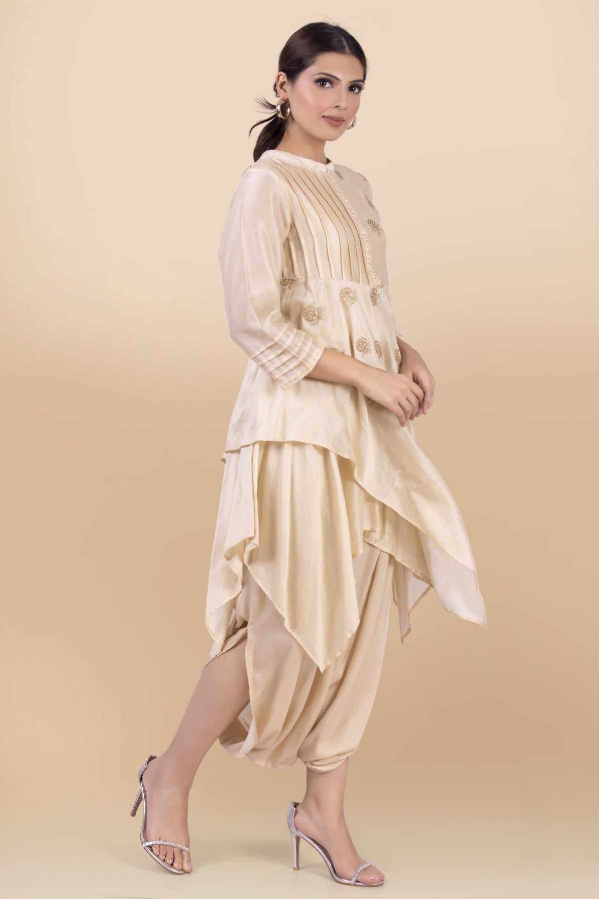 Draped Dhoti Jumpsuit