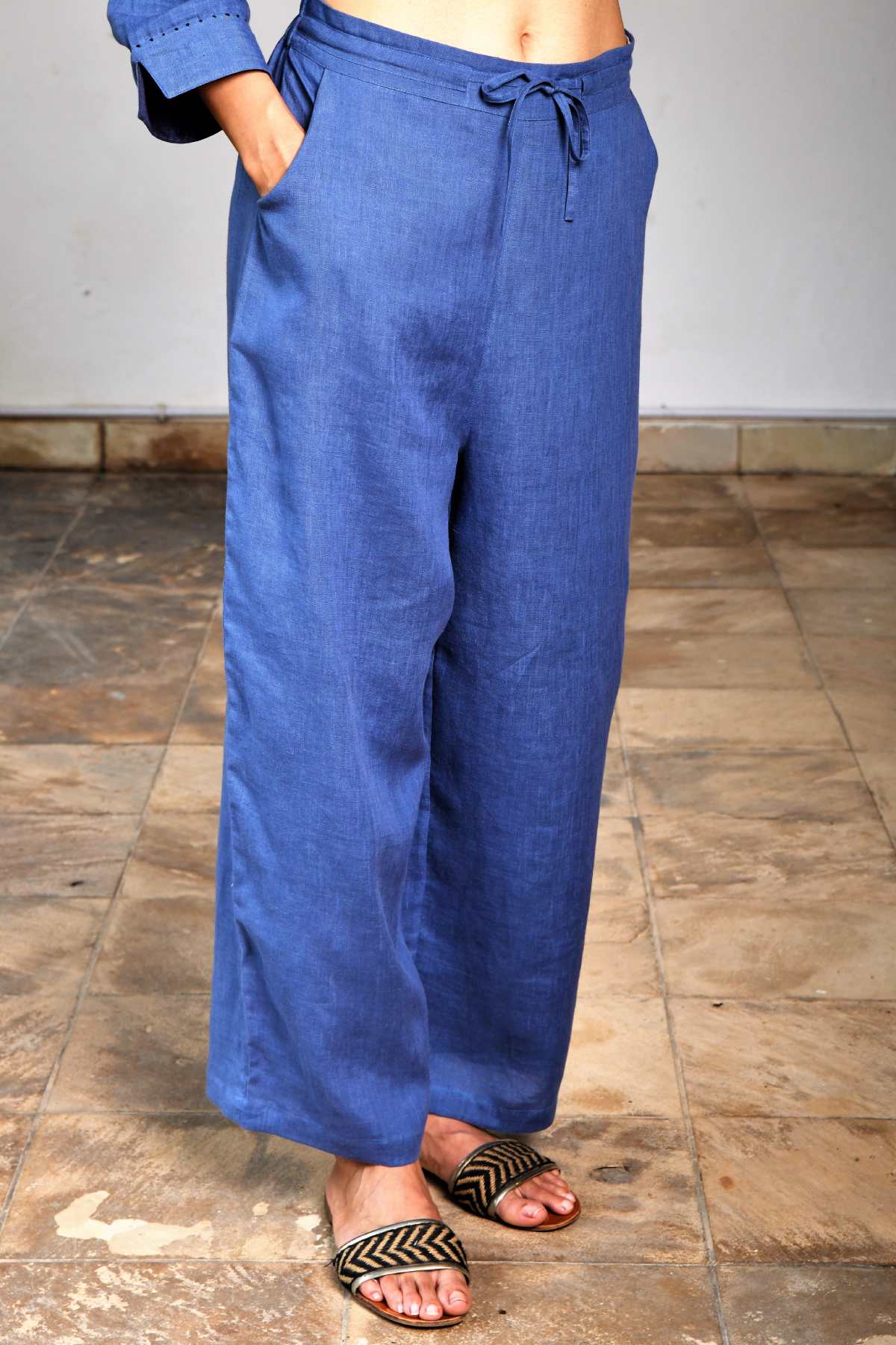 Drawstring Linen Pants