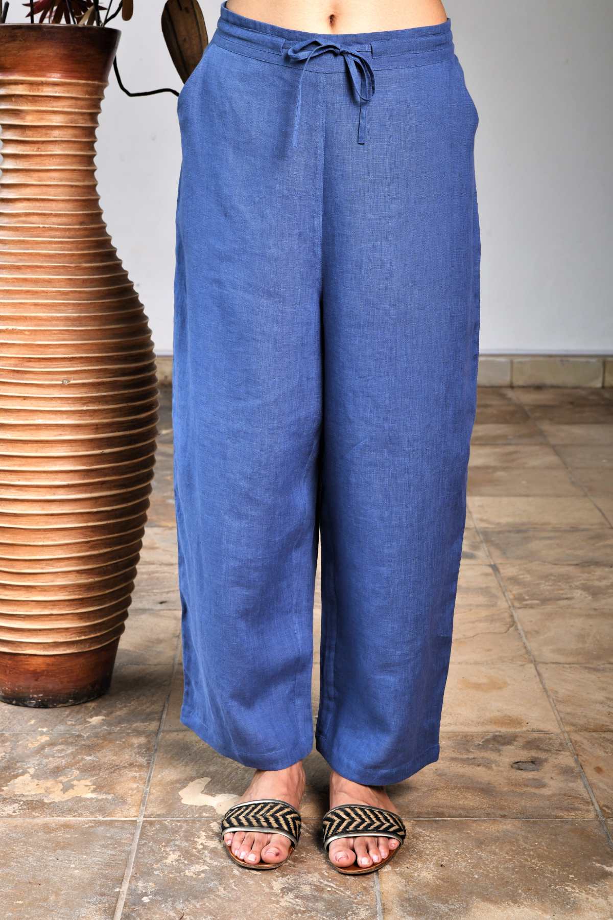 Drawstring Linen Pants