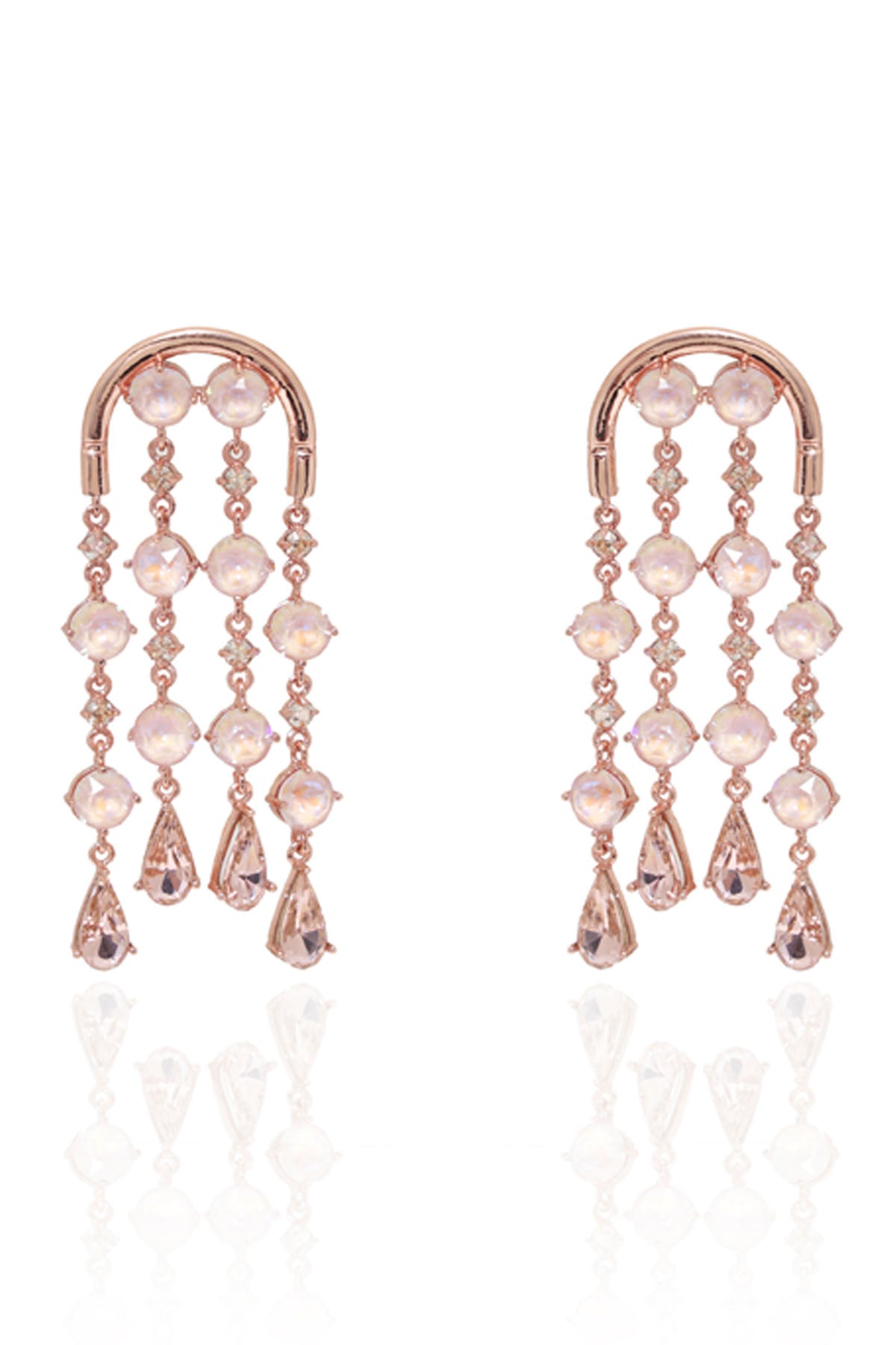 Lilac Drop Hanging Earrings