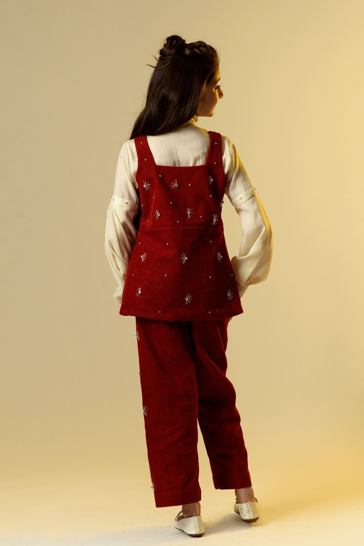 Embellished Corduroy Set