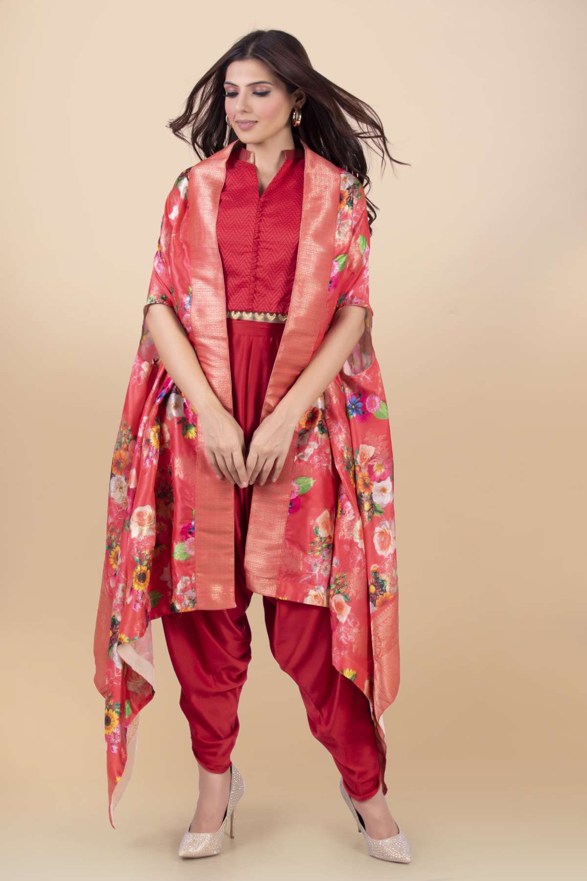 Buy Embossed Jacket Set for Women Online