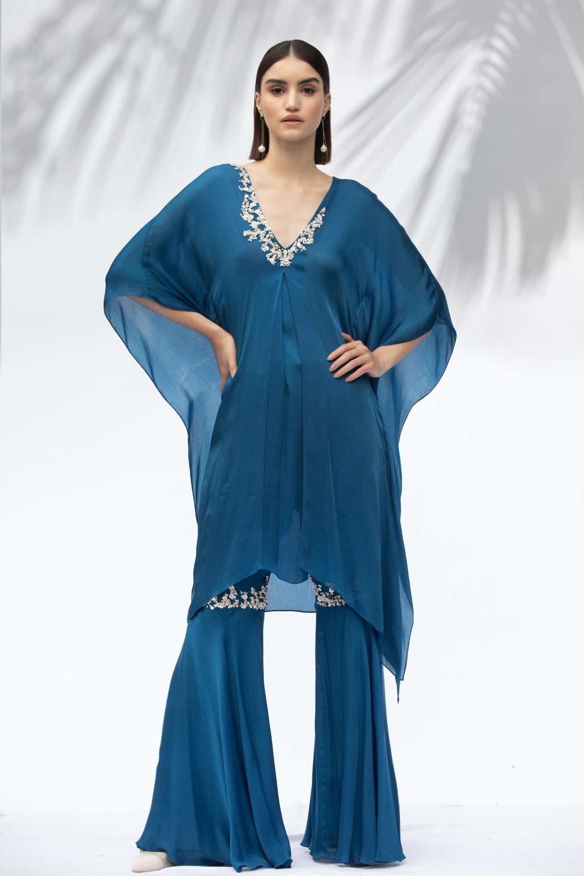 Buy Embroidered Gharara Set by Mandira Wirk