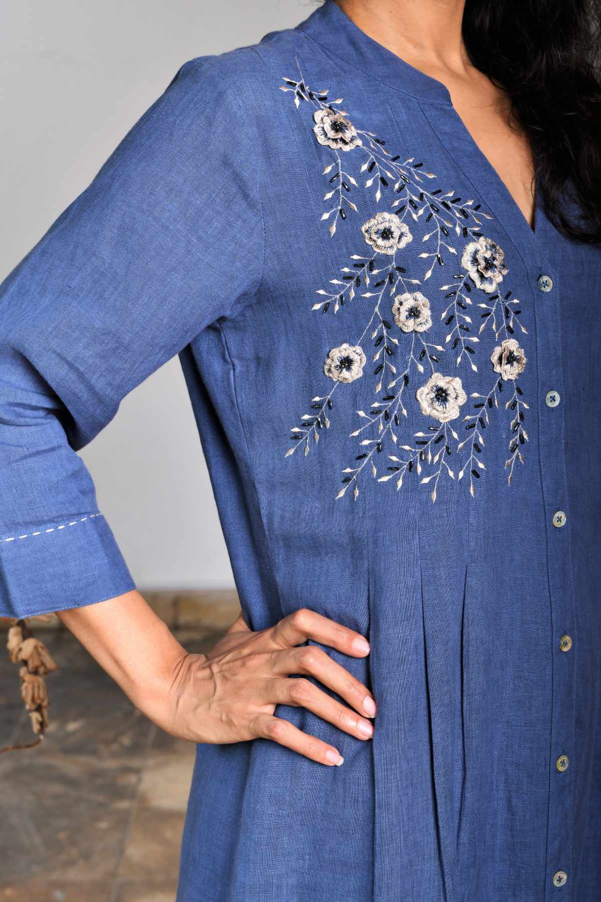 Embroidered Long Tunic